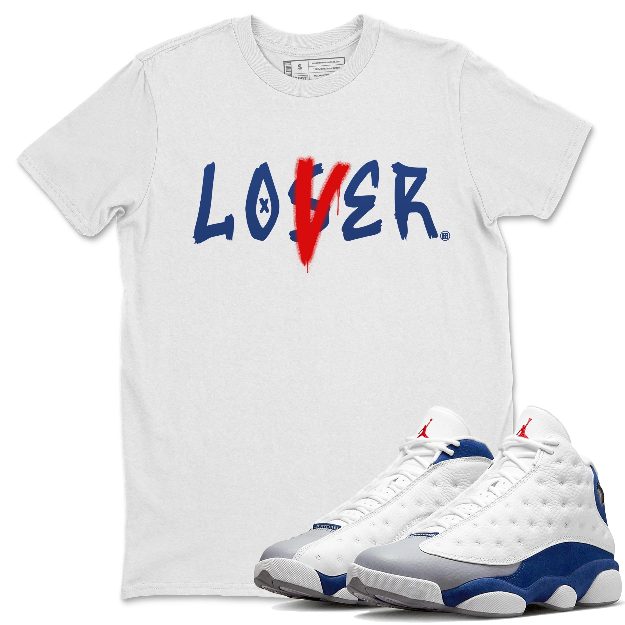 Loser Lover Unisex Tops - Air Jordan 13 French Blue