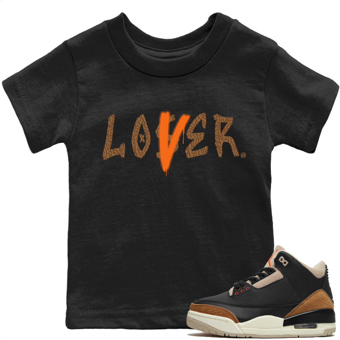 Loser Lover Kids Tops - Air Jordan 3 Desert Elephant