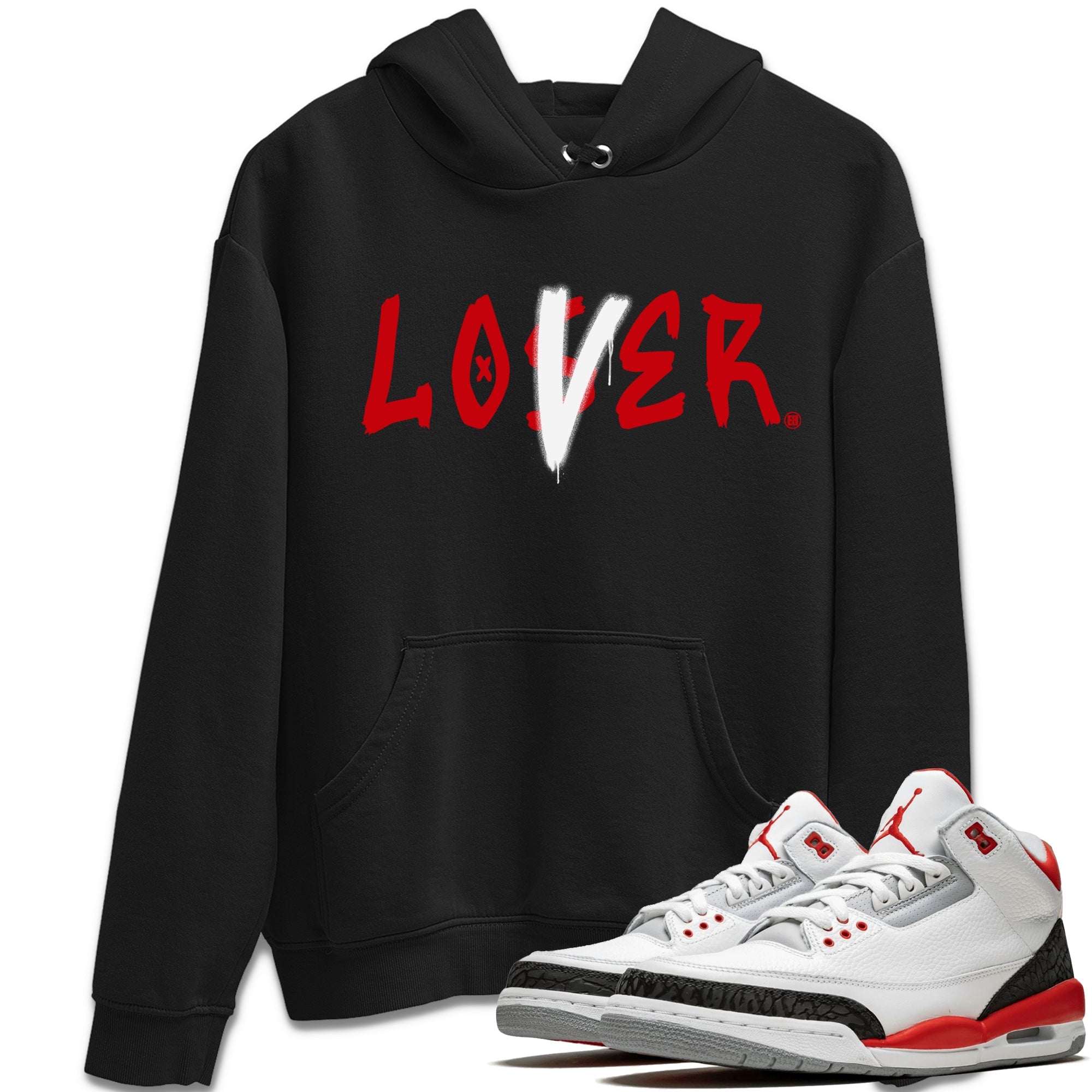 Loser Lover Unisex Tops - Air Jordan 3 Fire Red
