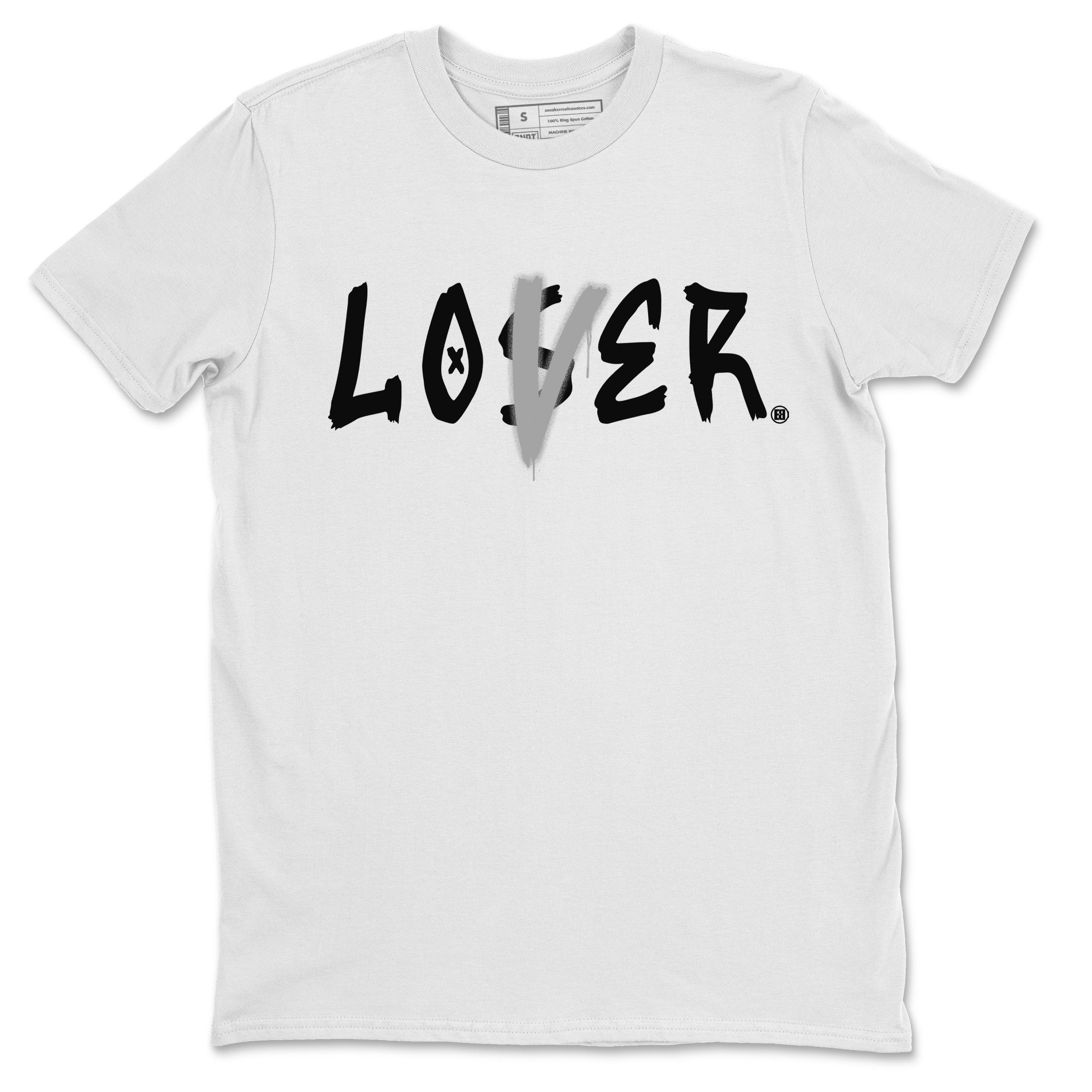 Loser Lover Unisex Tops - Air Jordan 4 Black Canvas