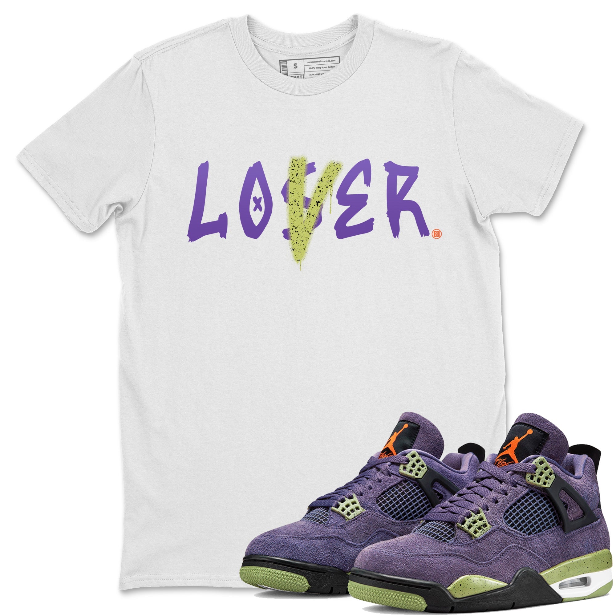 Loser Lover Unisex Tops - Air Jordan 4 Canyon Purple