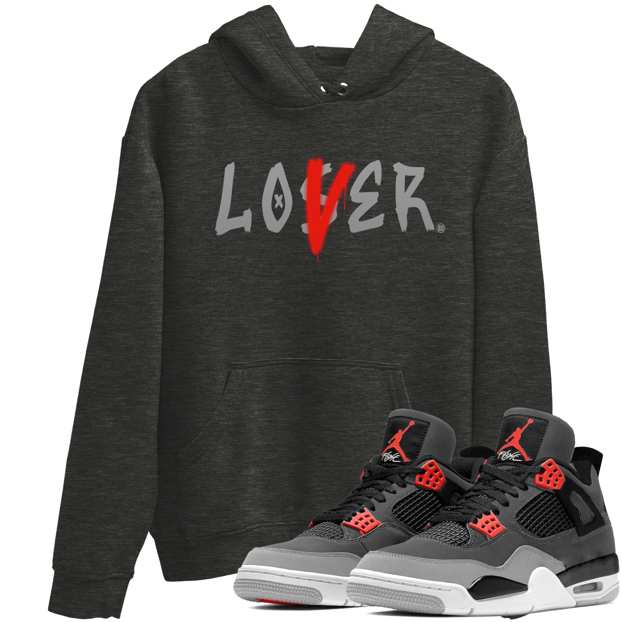 Loser Lover Unisex Tops - Air Jordan 4 Infrared