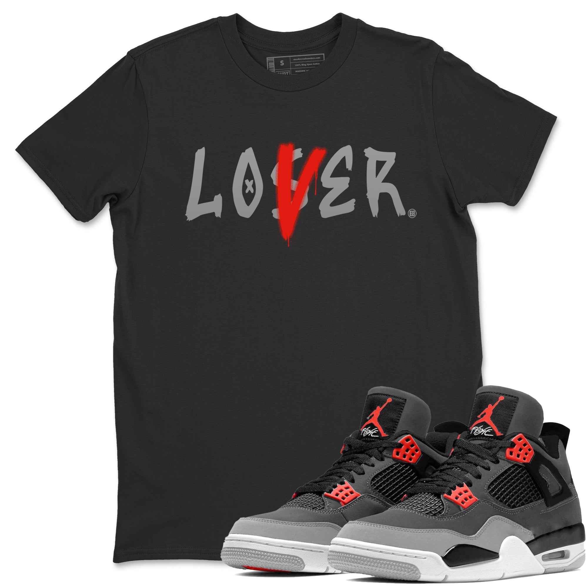 Loser Lover Unisex Tops - Air Jordan 4 Infrared