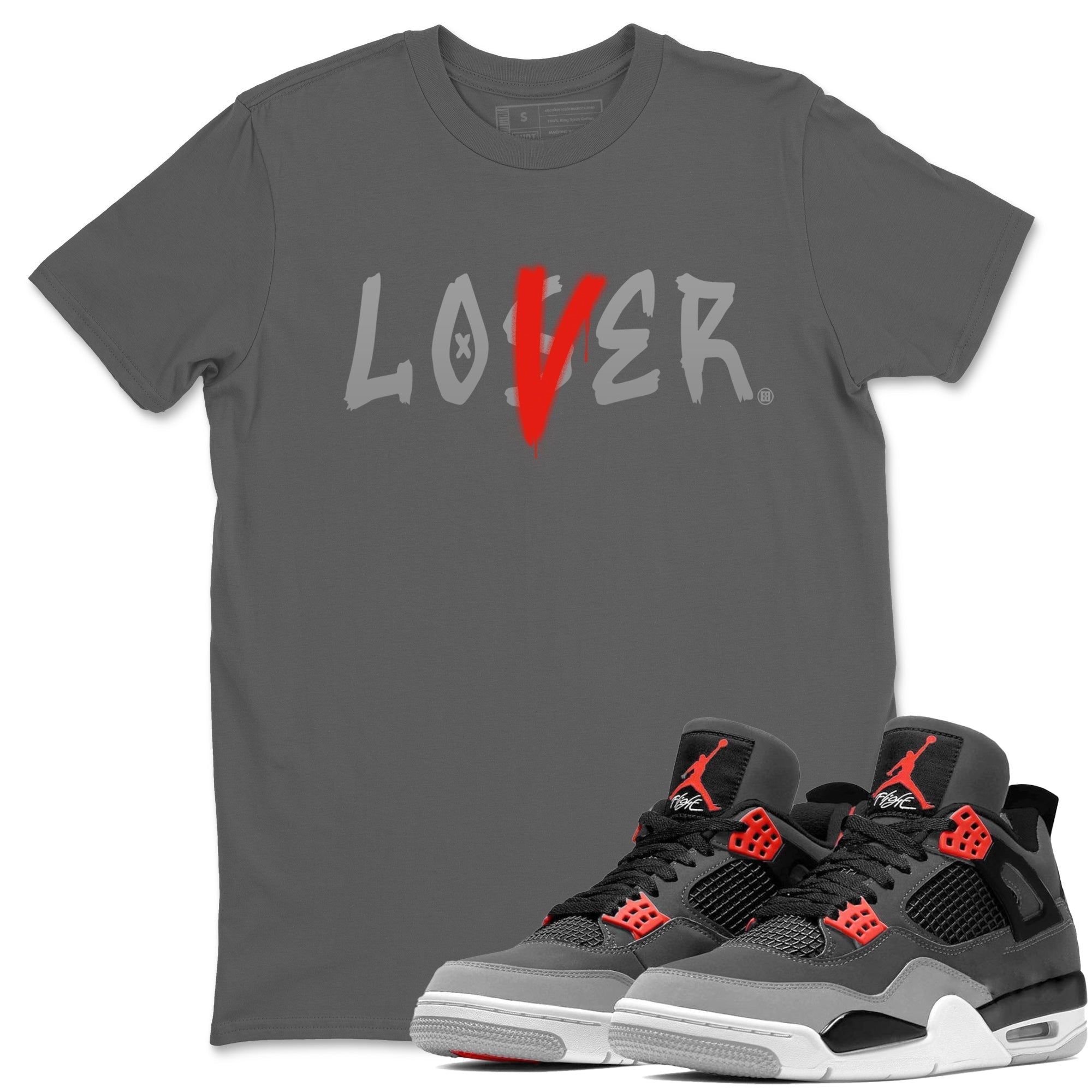 Loser Lover Unisex Tops - Air Jordan 4 Infrared