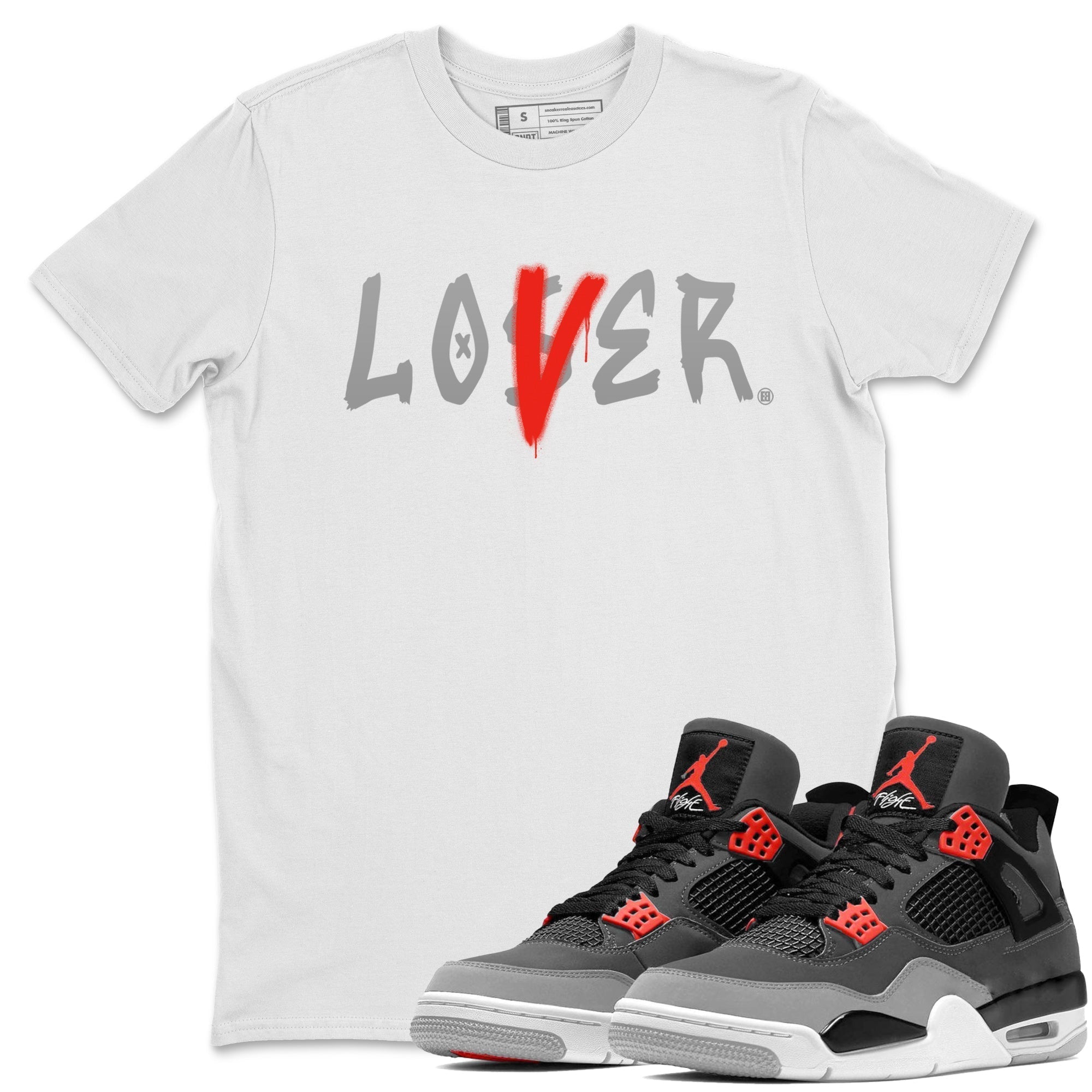 Loser Lover Unisex Tops - Air Jordan 4 Infrared