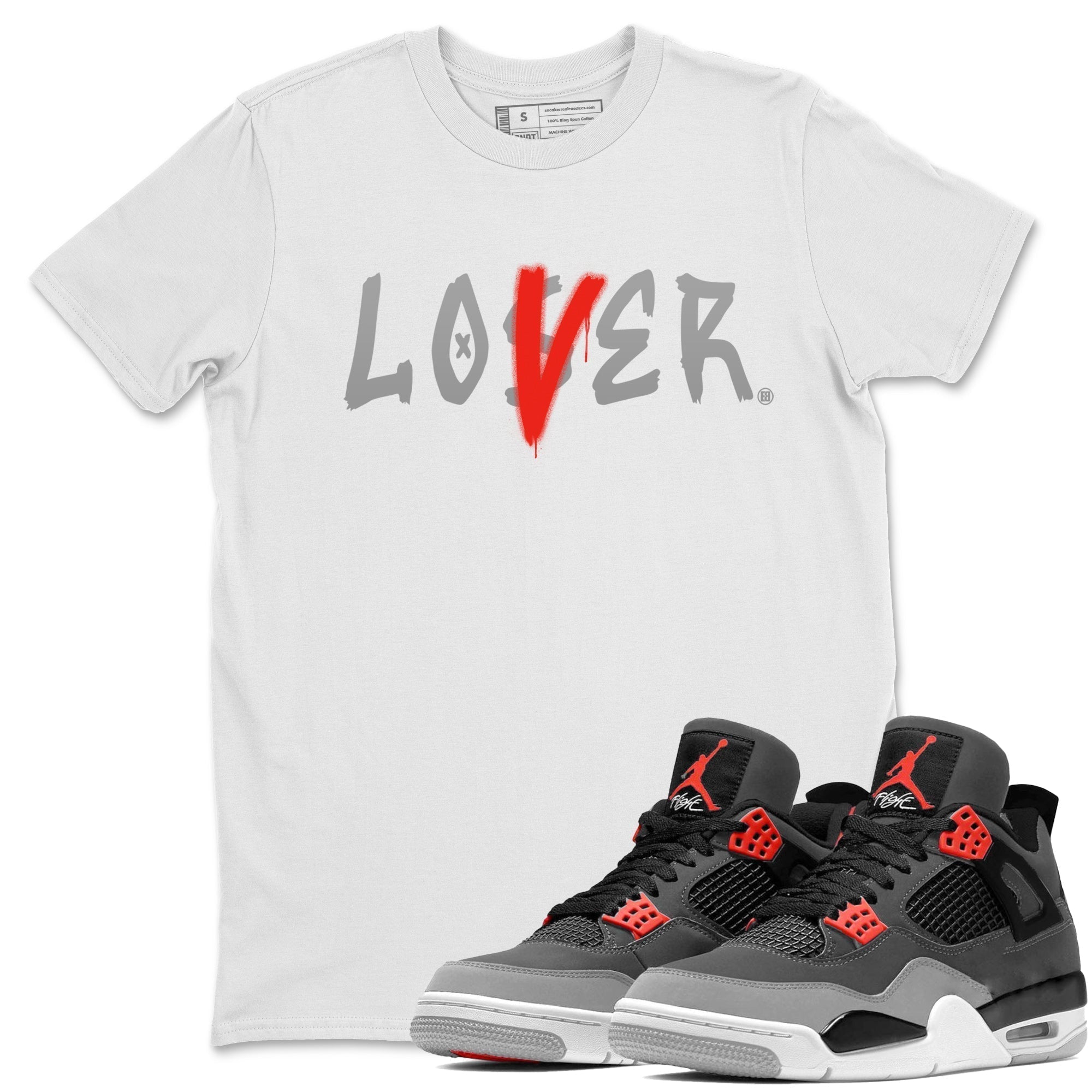 Loser Lover Unisex Tops - Air Jordan 4 Infrared