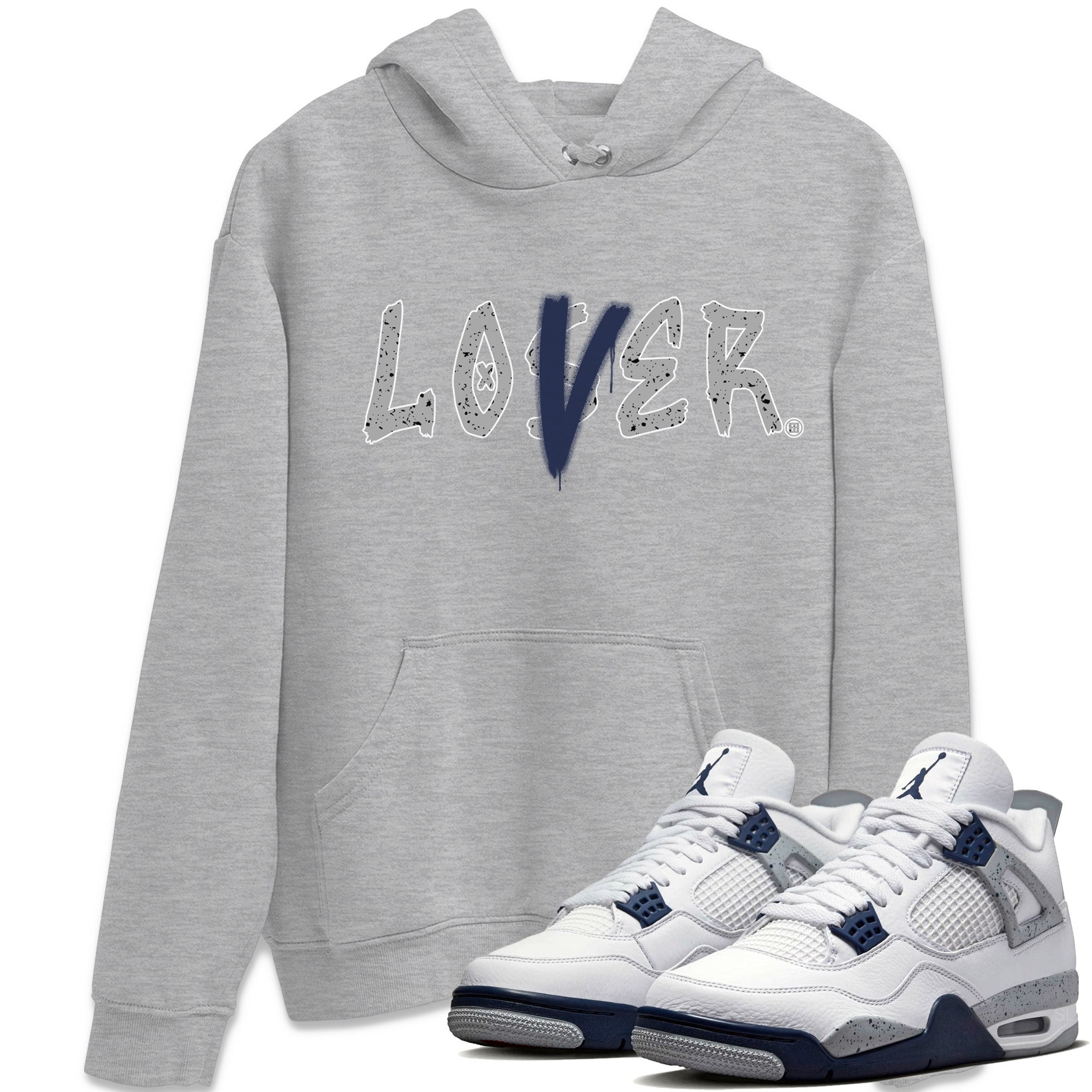 Loser Lover Unisex Tops - Air Jordan 4 Midnight Navy