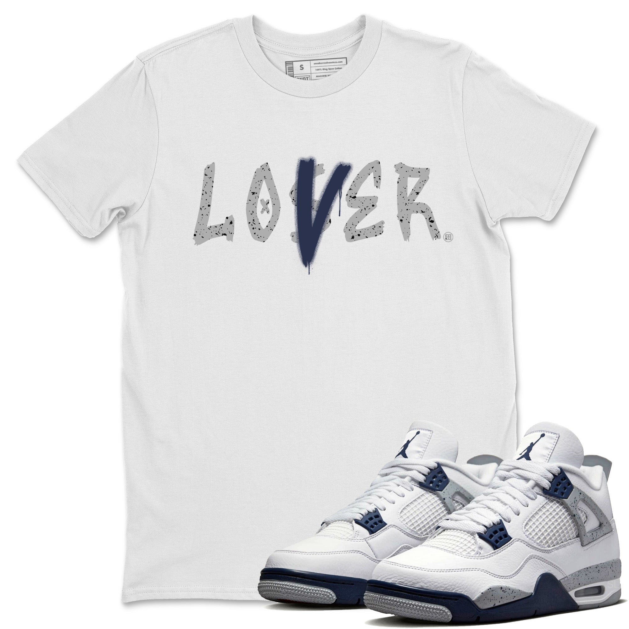 Loser Lover Unisex Tops - Air Jordan 4 Midnight Navy