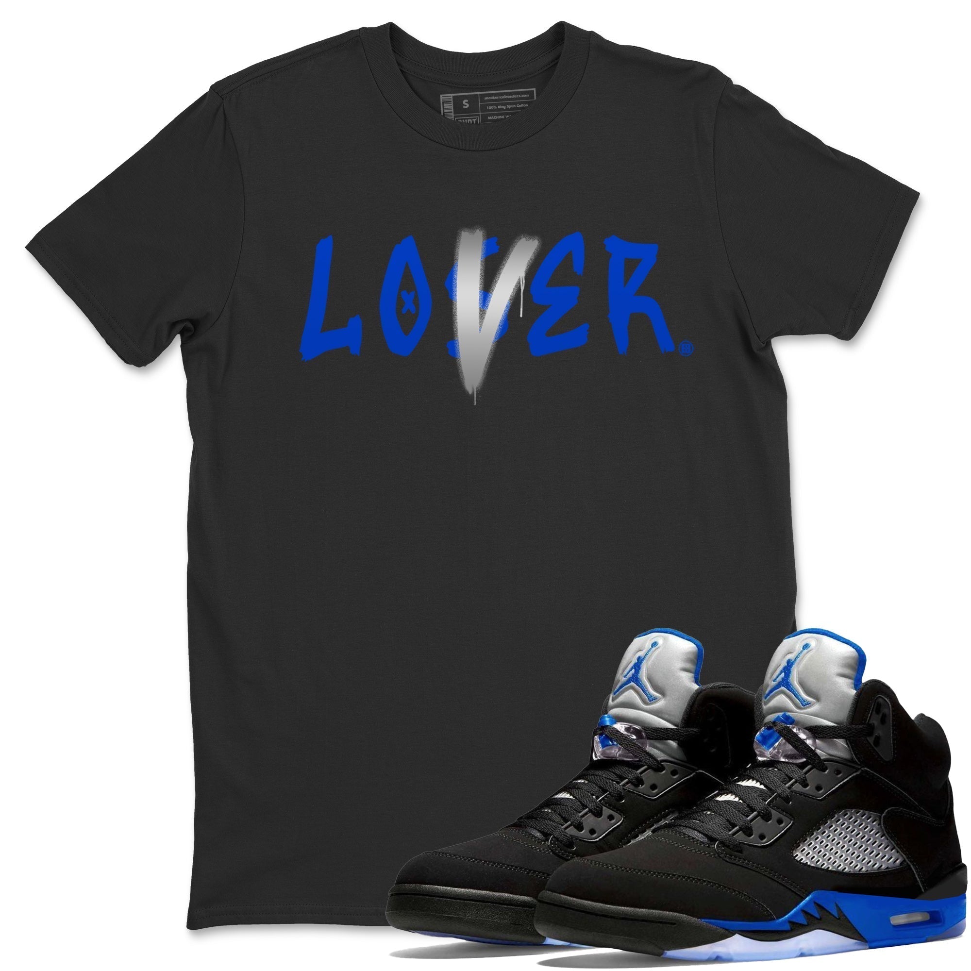 Loser Lover Unisex Tops - Air Jordan 5 Racer Blue