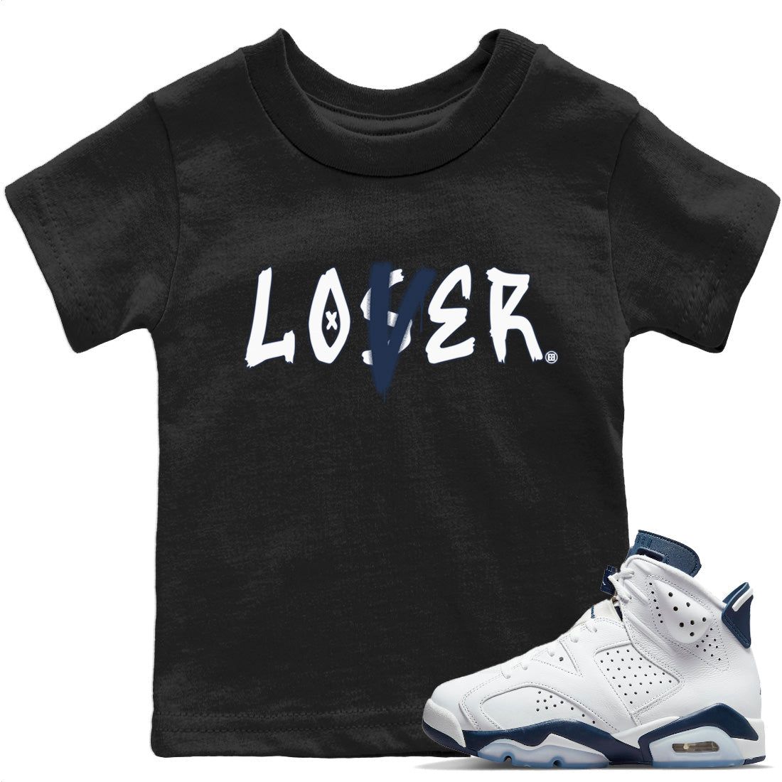 Loser Lover Kids Tops - Air Jordan 6 Midnight Navy