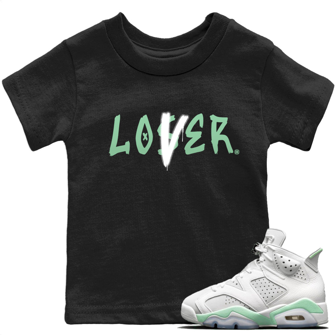 Loser Lover Kids Tops - Air Jordan 6 Mint Foam