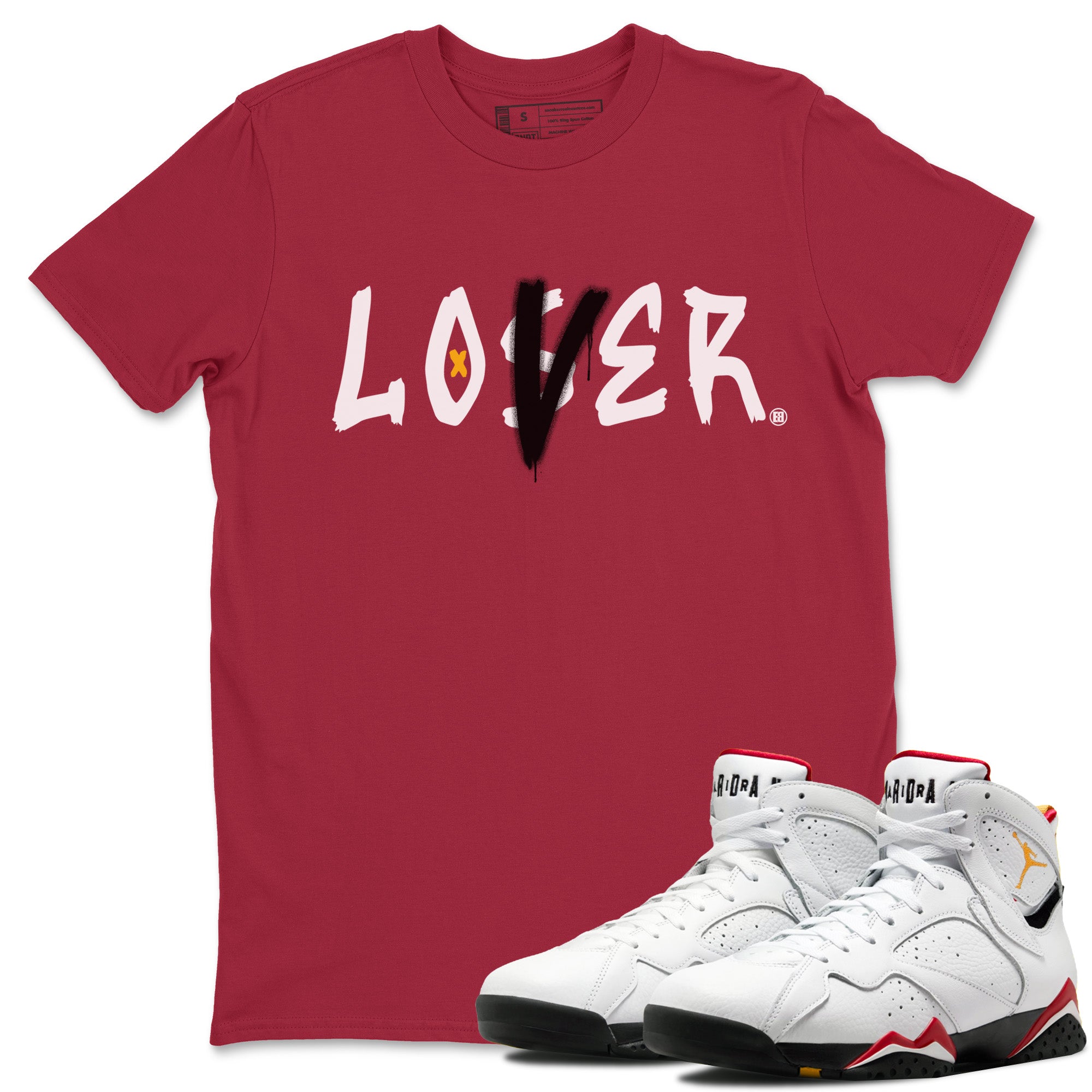 Loser Lover Unisex Tops - Air Jordan 7 Cardinal