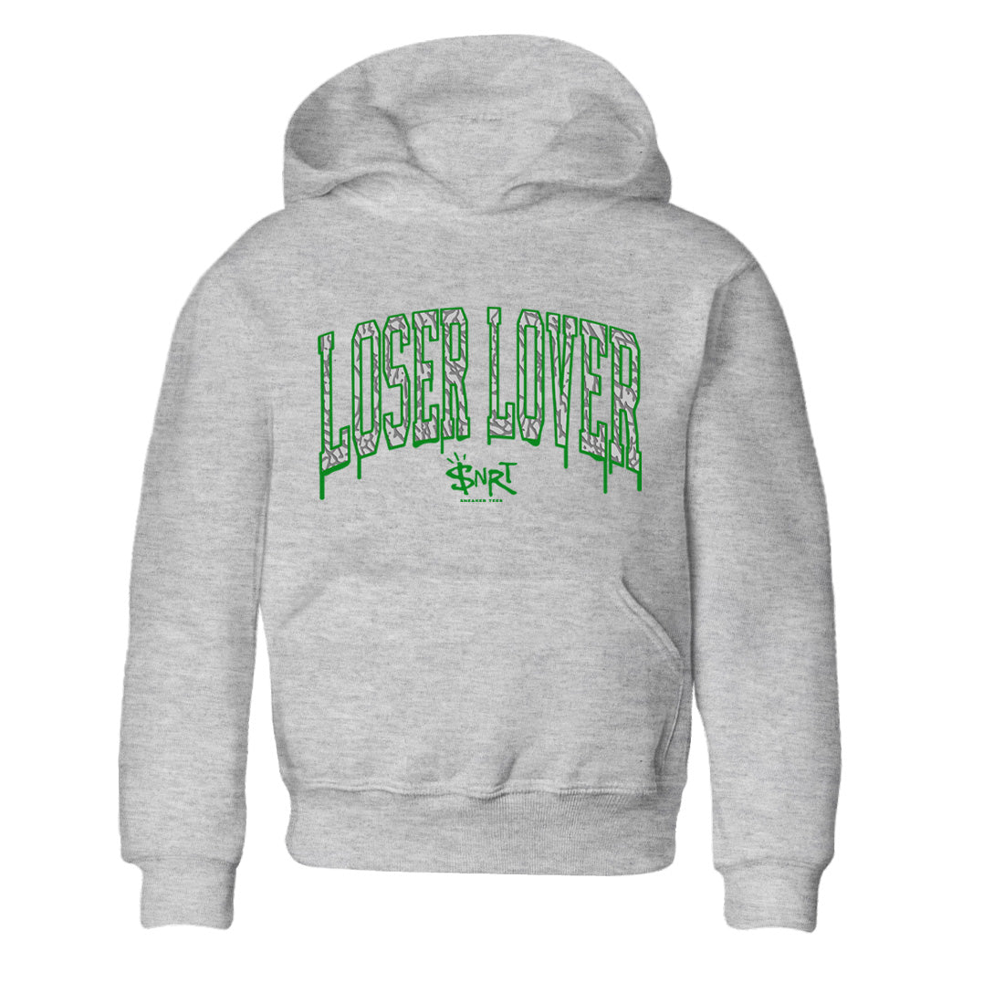 Loser Lover Letter Kids Tops - Air Jordan 3 Lucky Green