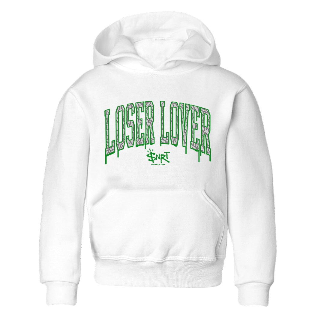 Loser Lover Letter Kids Tops - Air Jordan 3 Lucky Green