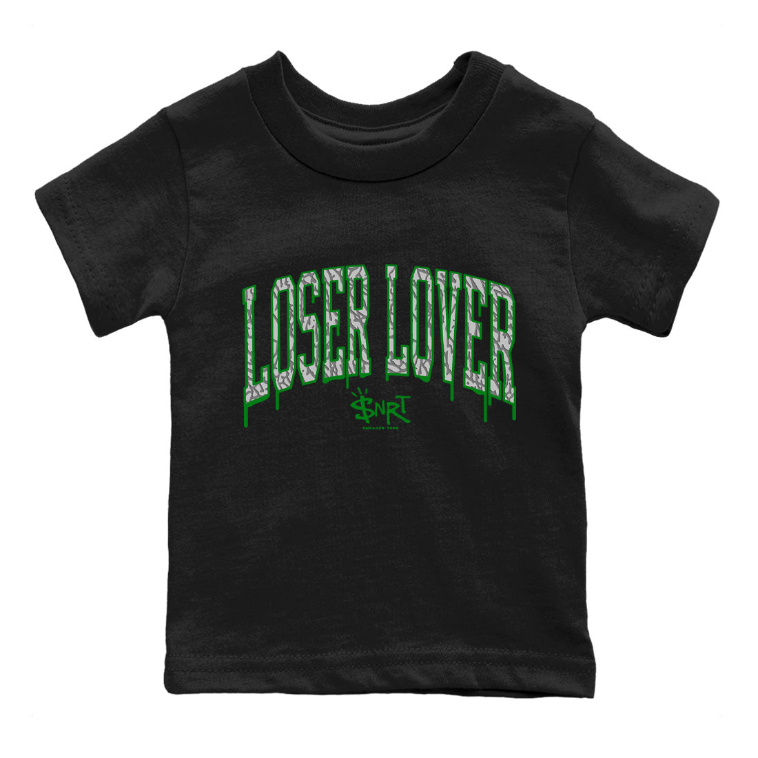 Loser Lover Letter Kids Tops - Air Jordan 3 Lucky Green