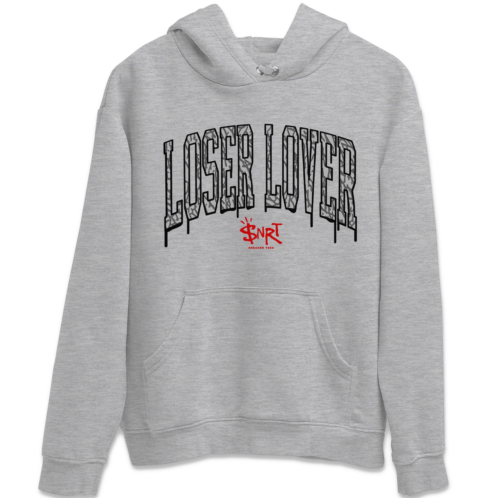 Loser Lover Letter Unisex Tops - Air Jordan 3 White Cement
