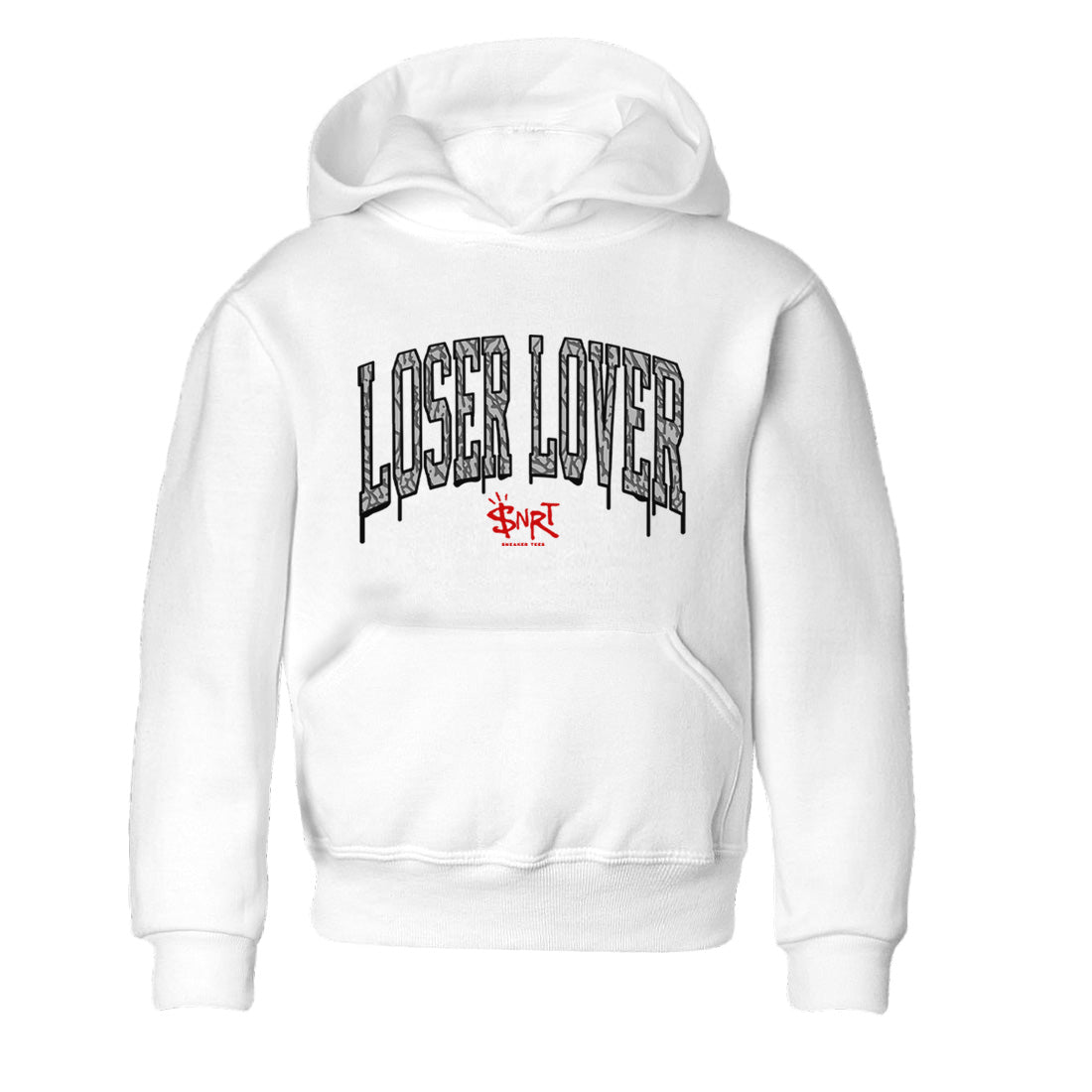 Loser Lover Letter Kids Tops - Air Jordan 3 White Cement