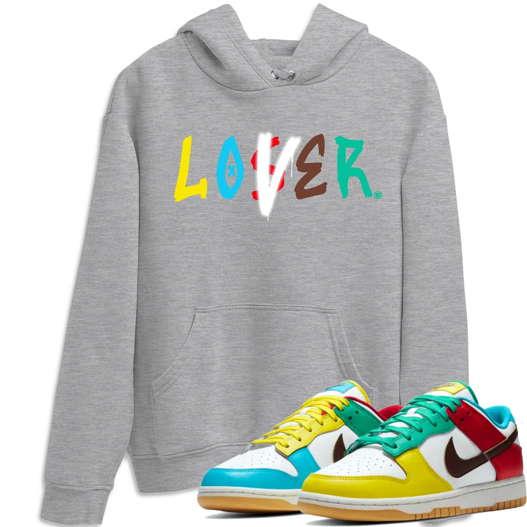 Loser Lover Unisex Tops - Dunk Free 99 White