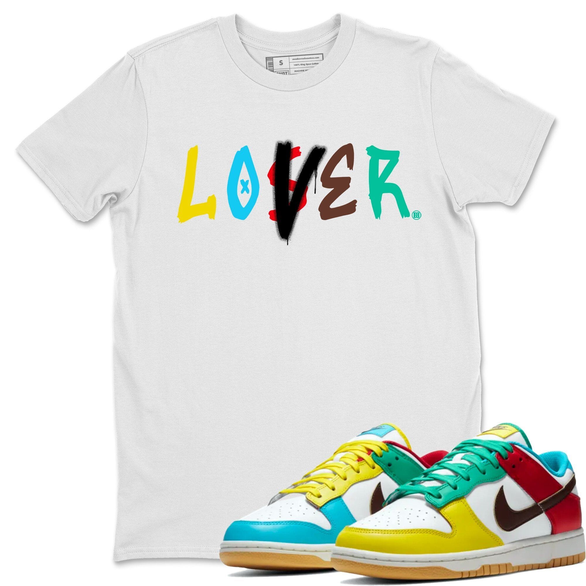Loser Lover Unisex Tops - Dunk Free 99 White