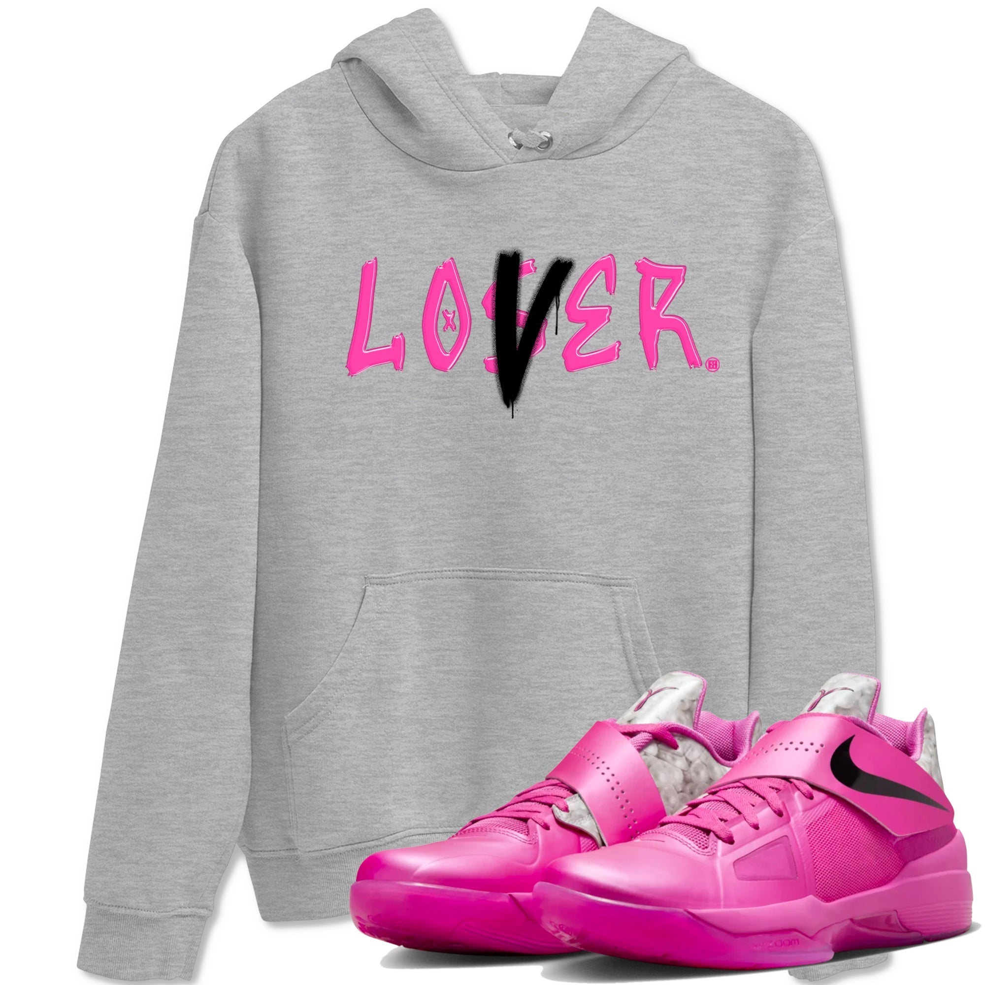 Loser Lover snkmatch Tees - Nike KD 4 Aunt Pearl