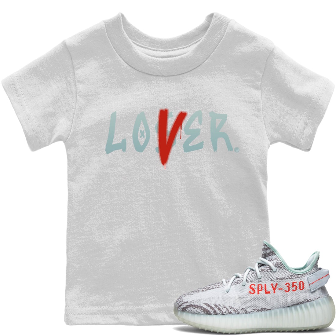 Loser Lover Kids Tops - Yeezy 350 Blue Tint