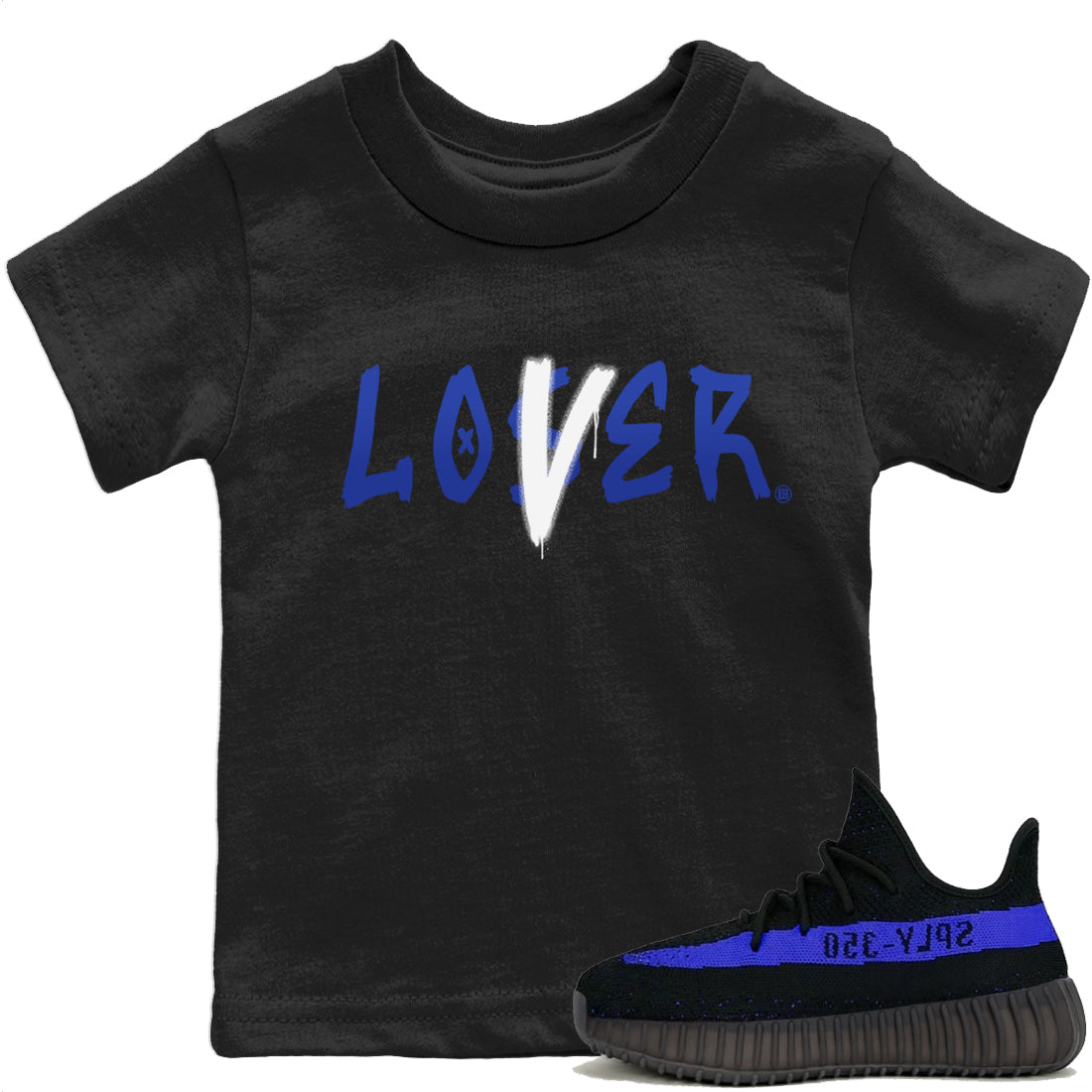 Loser Lover Kids Tops - Yeezy 350 Dazzling Blue