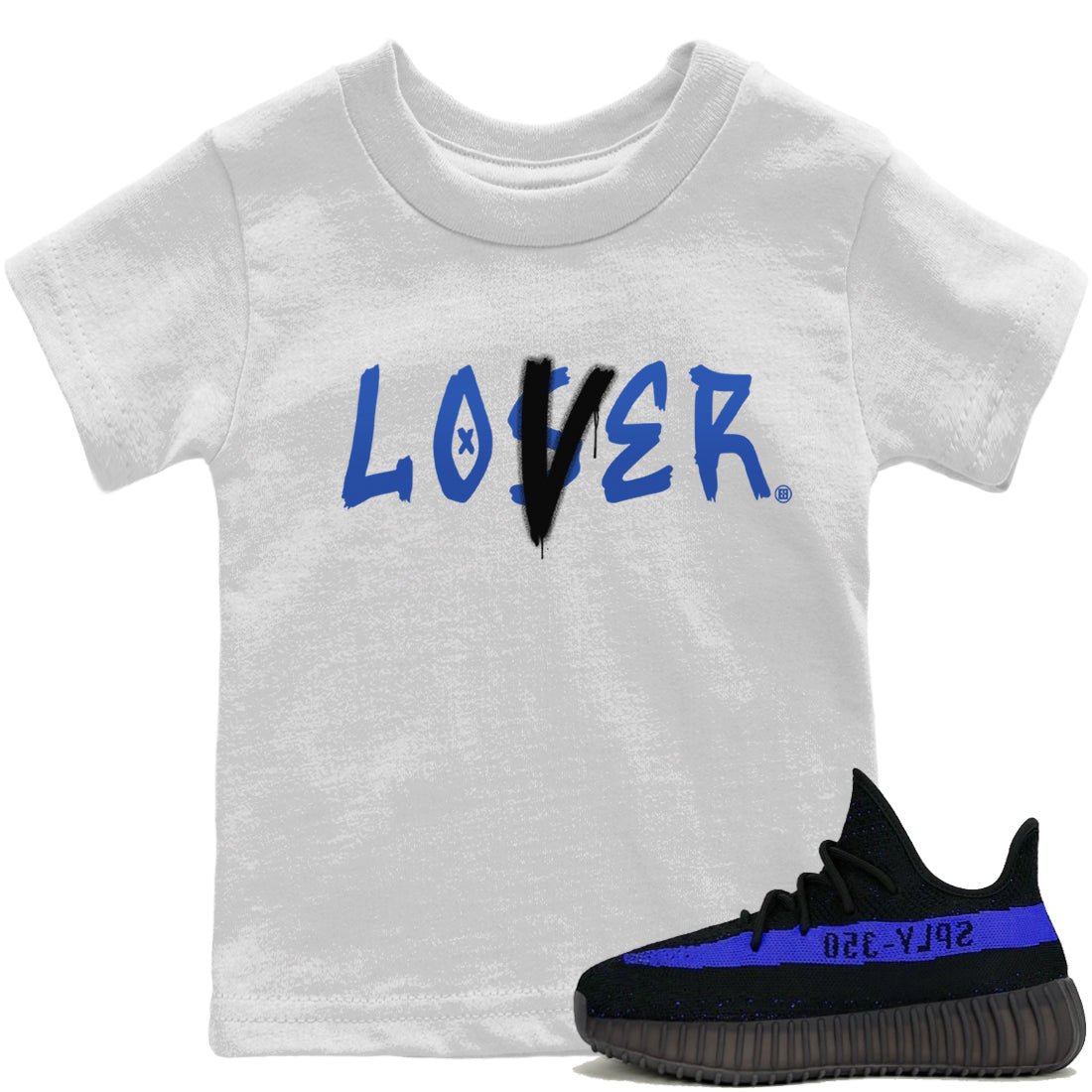 Loser Lover Kids Tops - Yeezy 350 Dazzling Blue