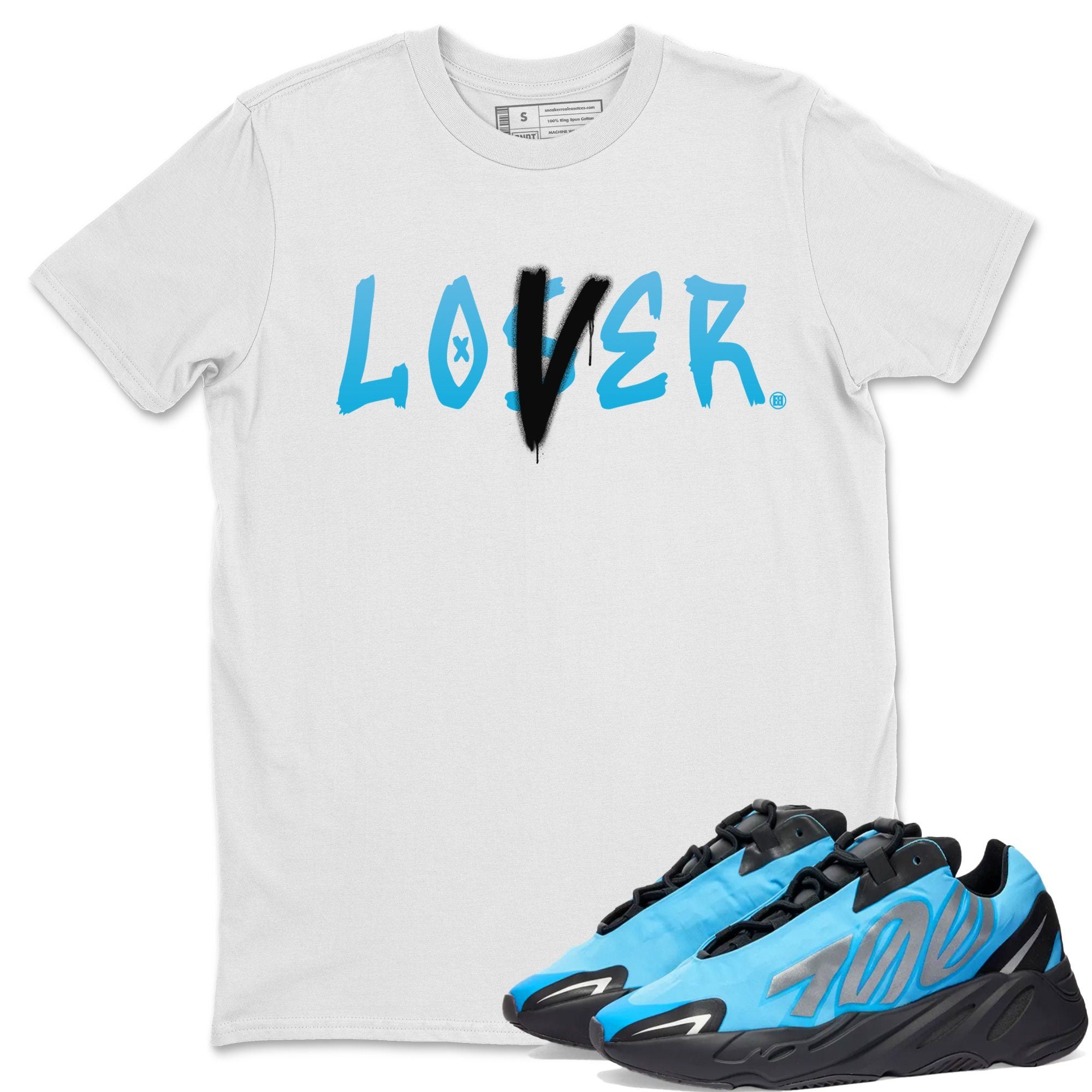 Loser Lover Unisex Audult Tops - Yeezy 700 Bright Cyan
