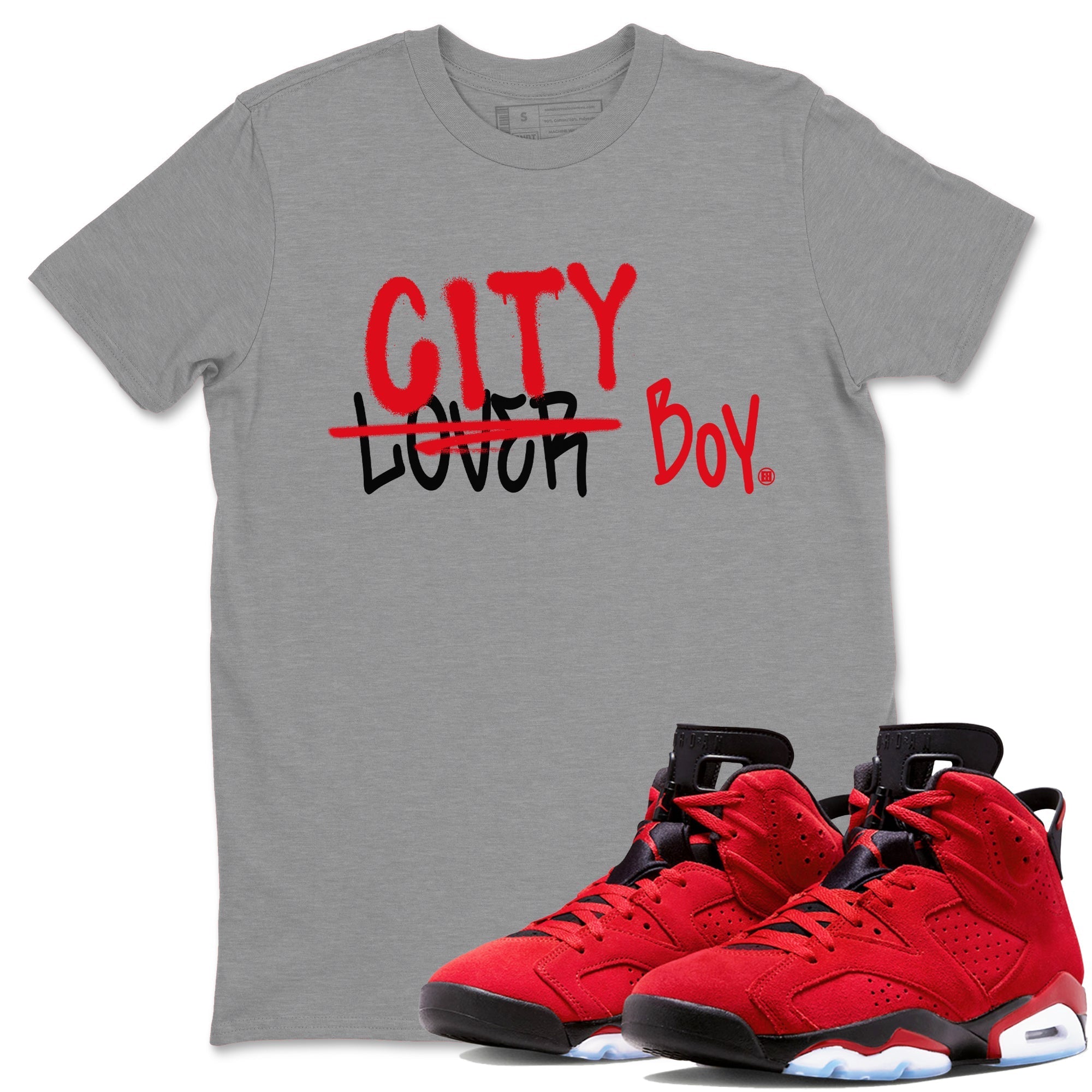 Loser X City Boy Unisex Tops - Air Jordan 6 Toro Bravo