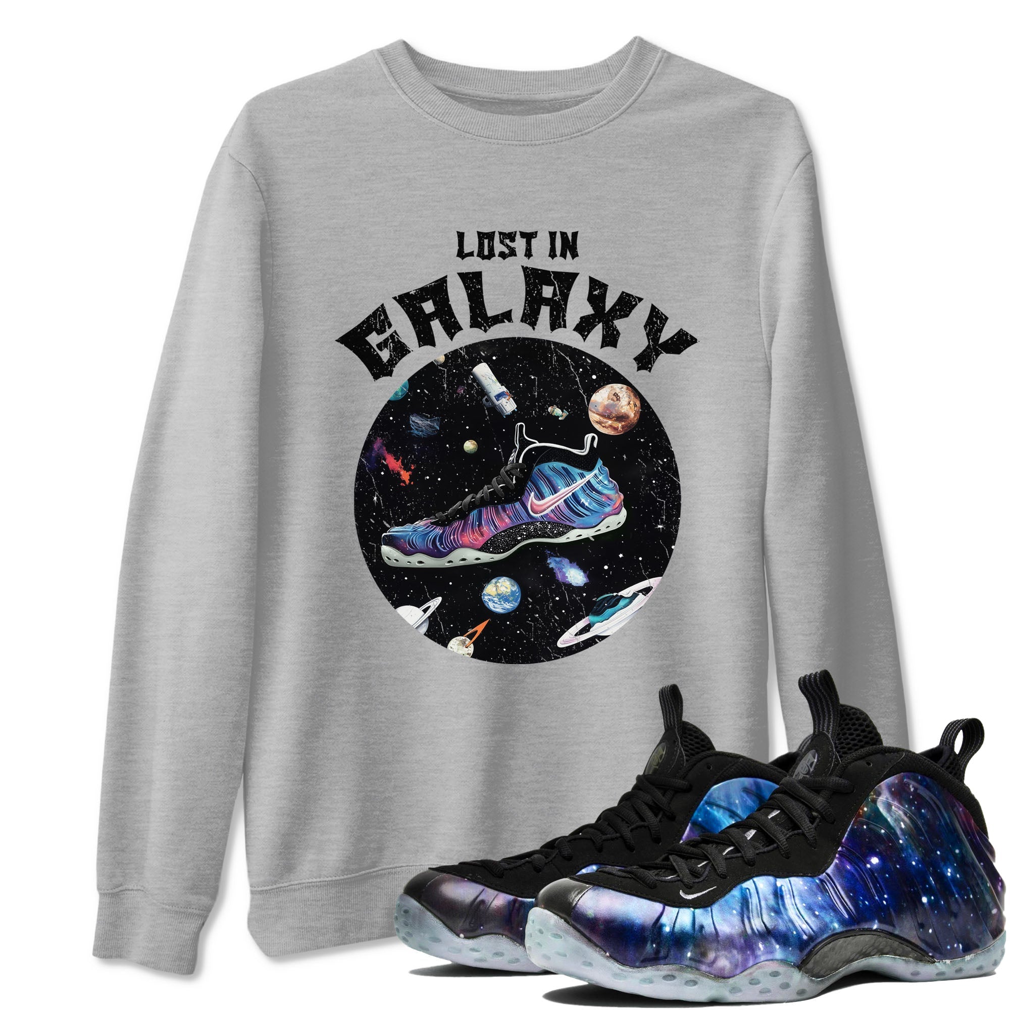 Lost In Galaxy snkmatch Tees - Air Foamposite One Galaxy