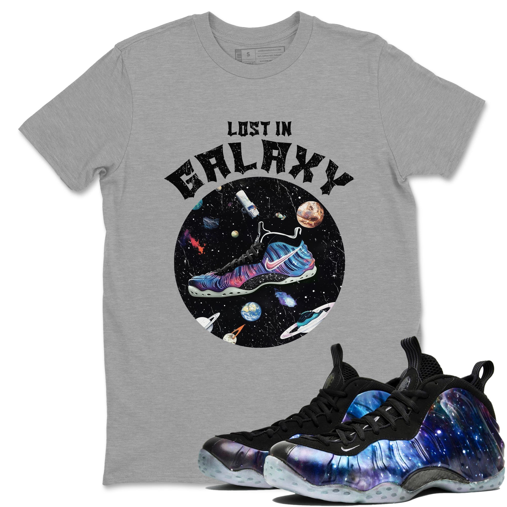 Lost In Galaxy snkmatch Tees - Air Foamposite One Galaxy