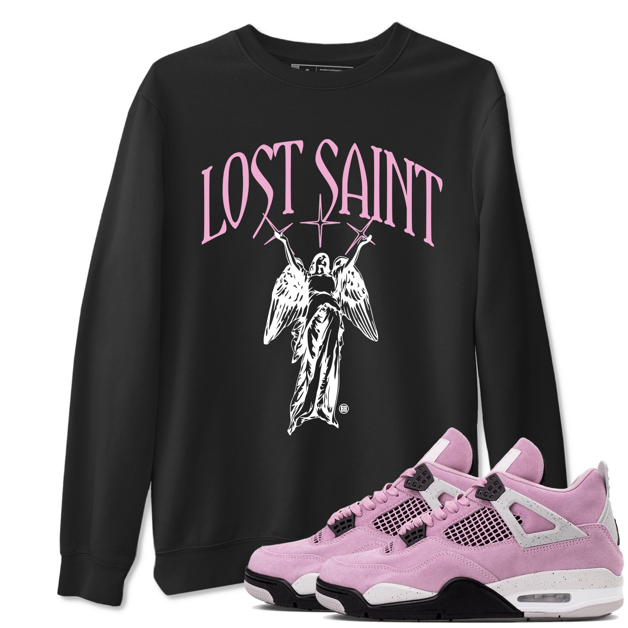 Lost Saint snkmatch Tees - Air Jordan 4 Orchid