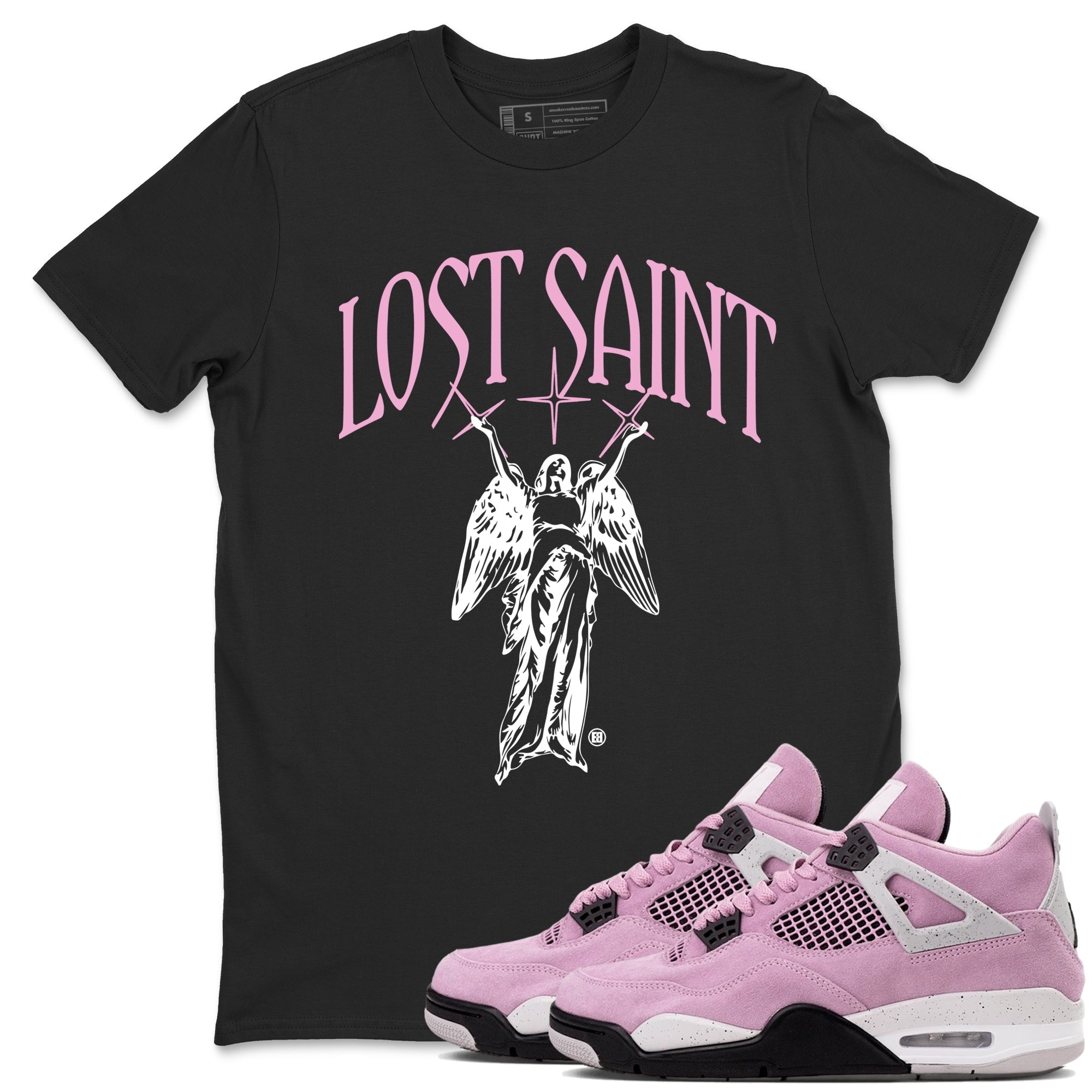 Lost Saint snkmatch Tees - Air Jordan 4 Orchid