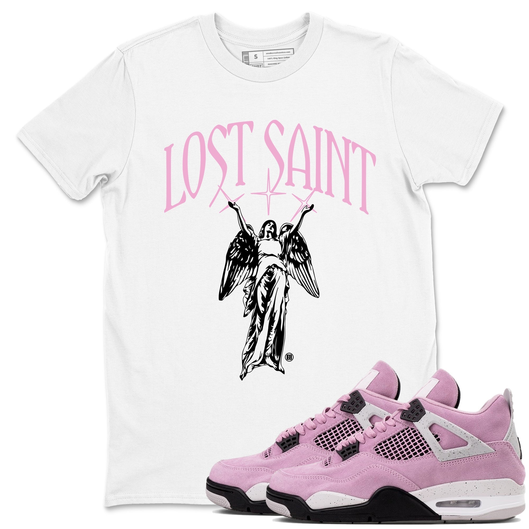 Lost Saint snkmatch Tees - Air Jordan 4 Orchid