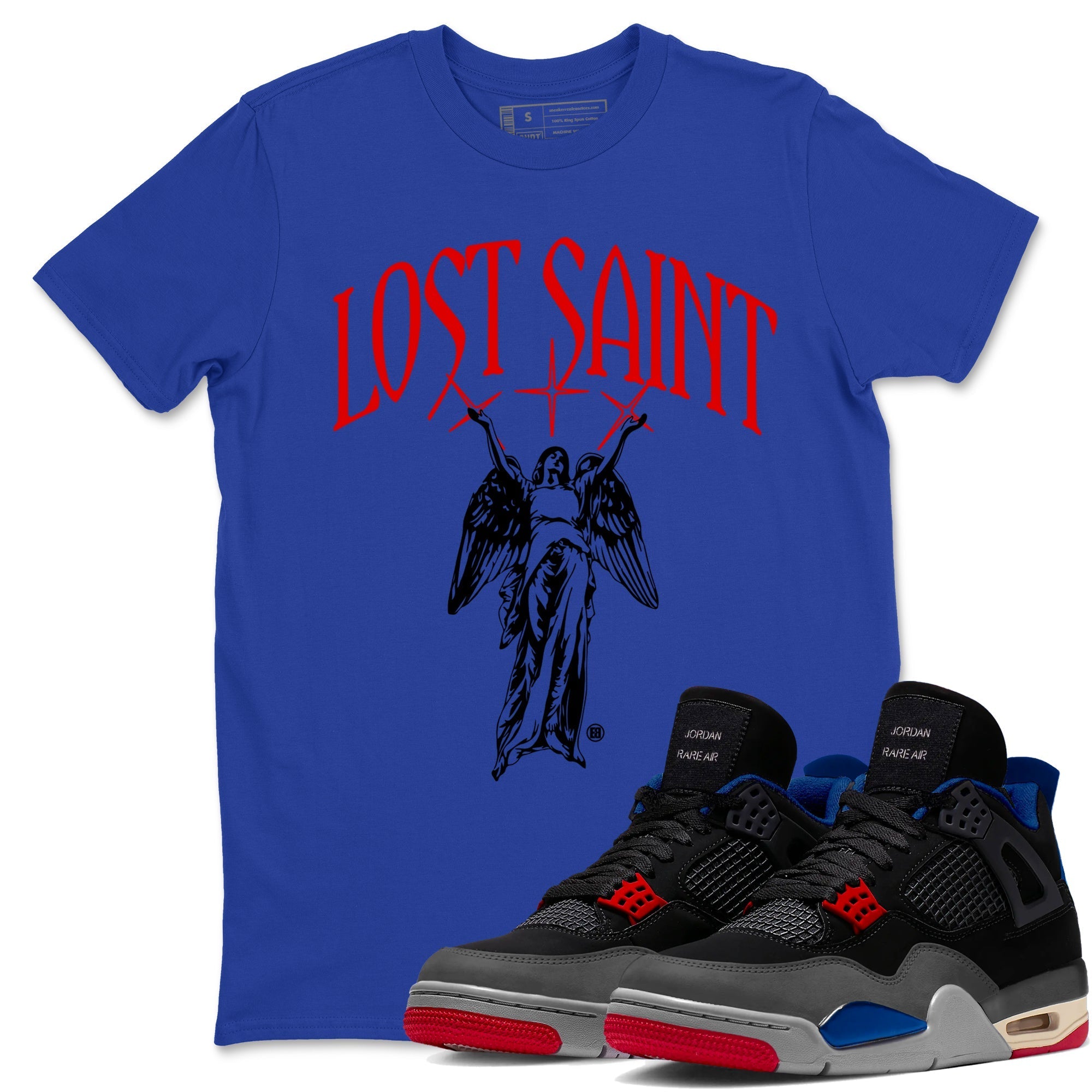 Lost Saint snkmatch Tees - Air Jordan 4 Rare Air