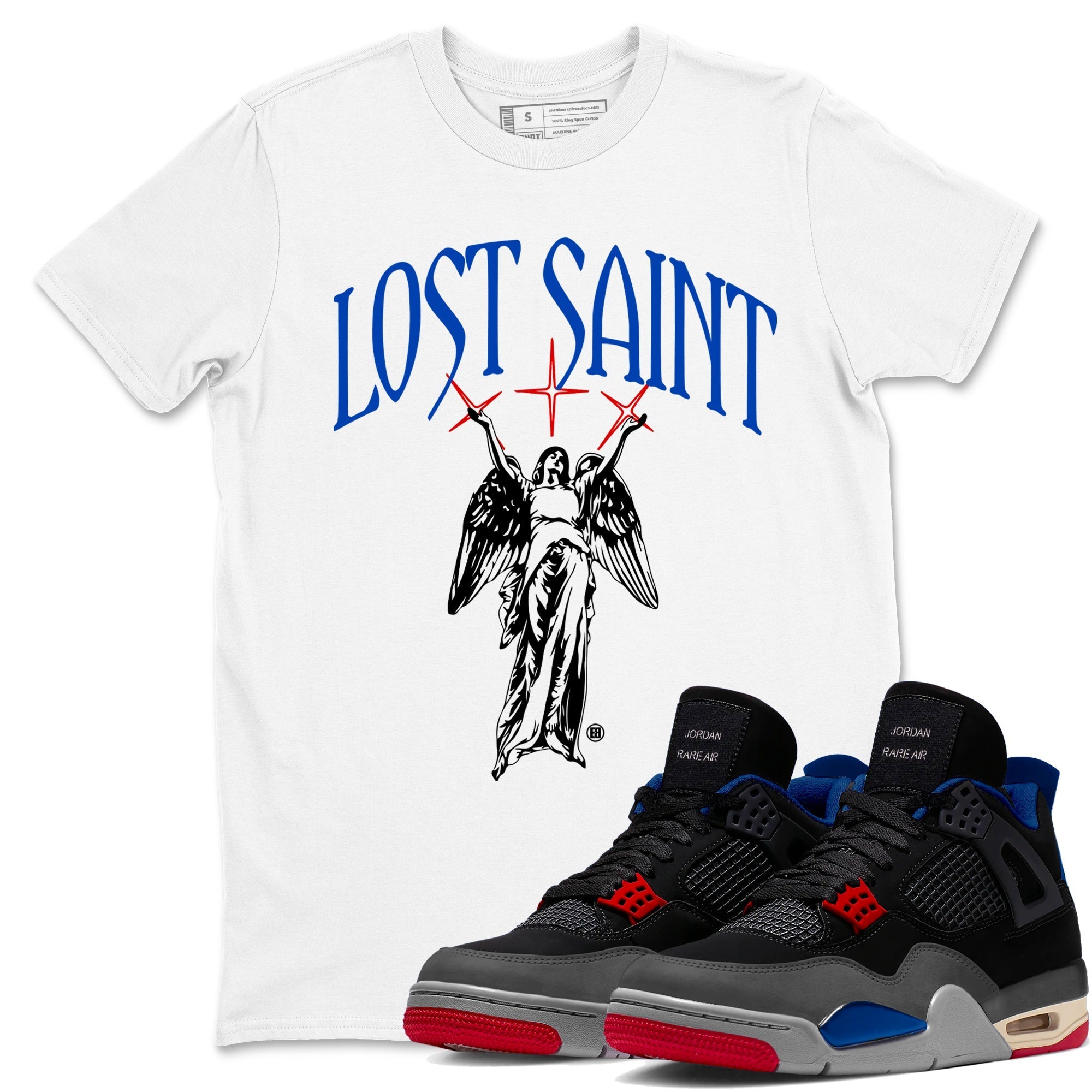 Lost Saint snkmatch Tees - Air Jordan 4 Rare Air