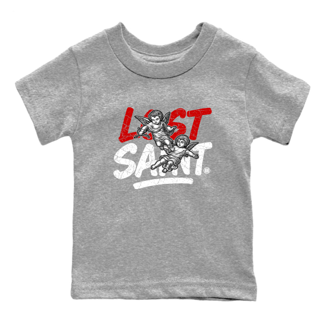 Lost Saint snkmatch Tees Kids - Air Jordan 4 White Cement