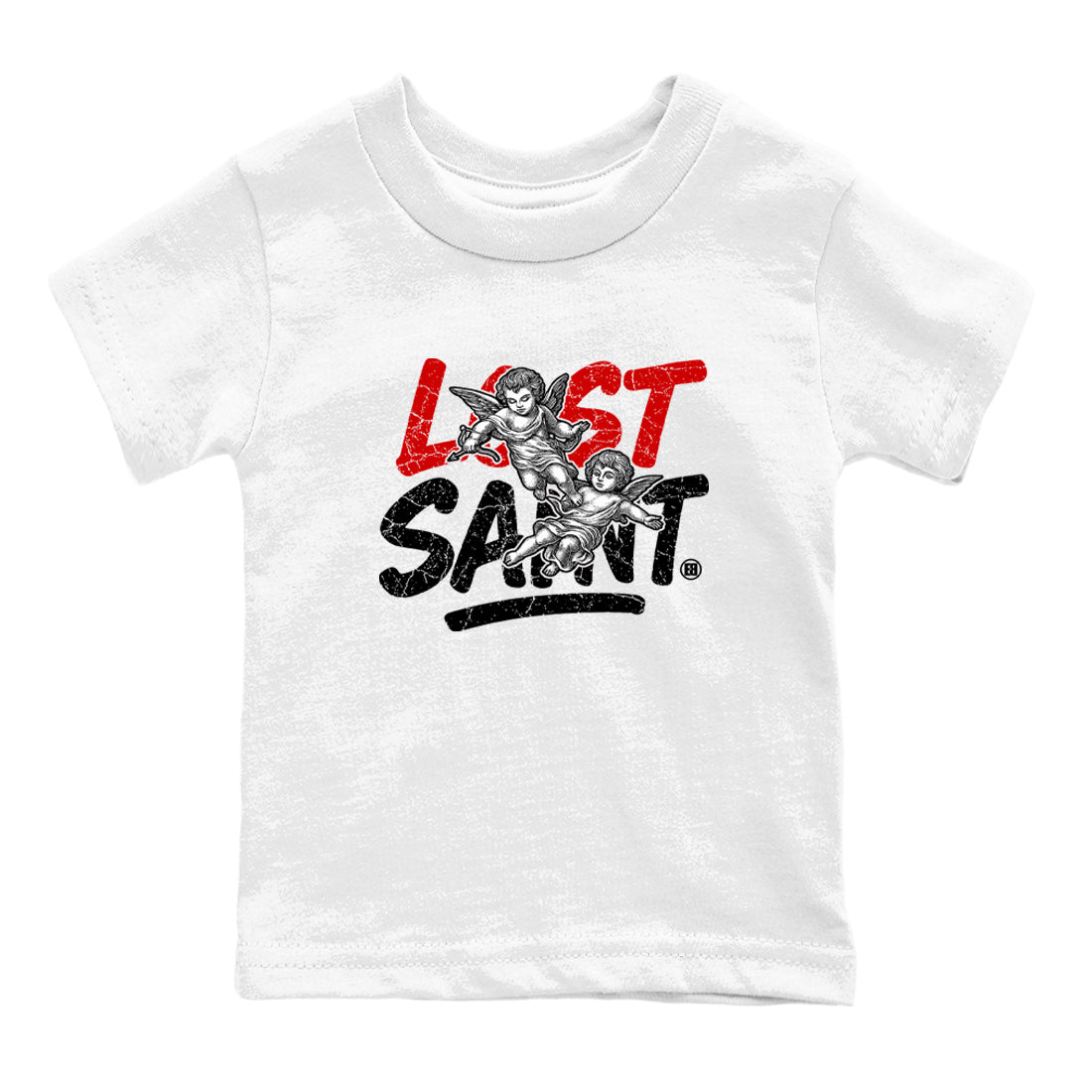 Lost Saint snkmatch Tees Kids - Air Jordan 4 White Cement