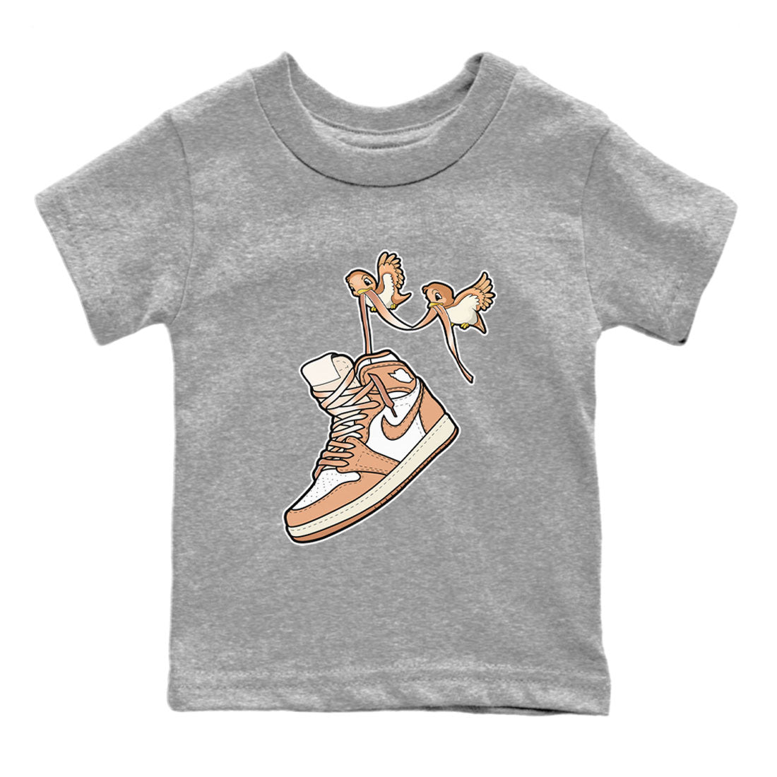 Love Birds snkmatch Tee Kids - Air Jordan 1 Praline