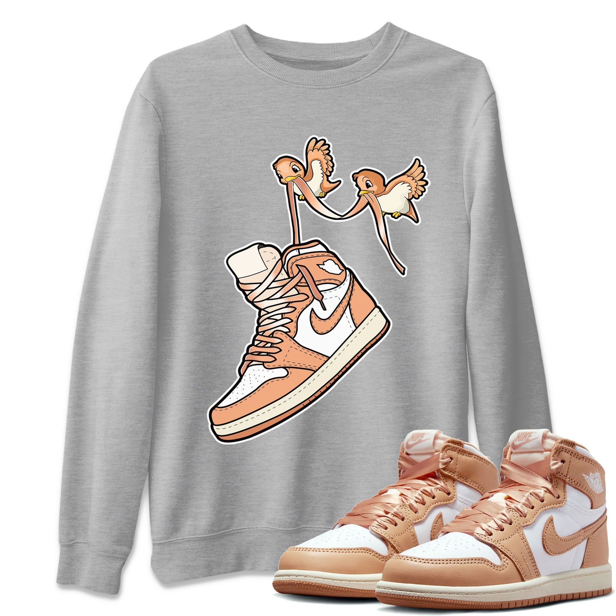 Love Birds snkmatch Tee - Air Jordan 1 Praline