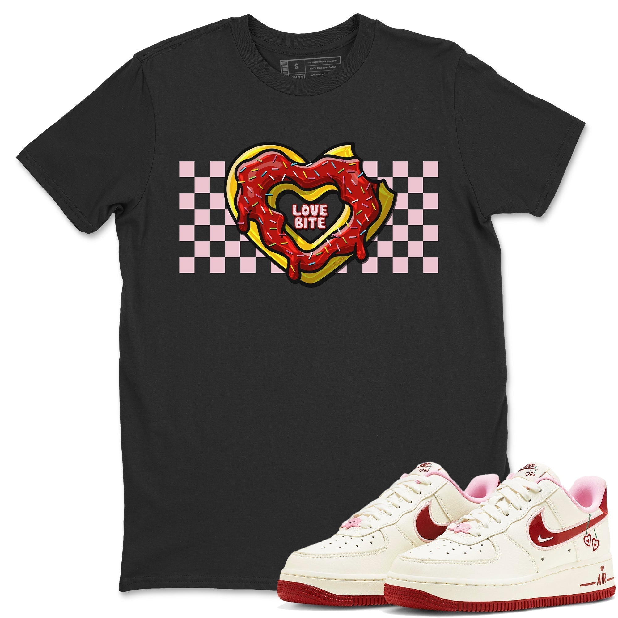 Love Bite Unisex Tops - Air Force 1 Valentines Day