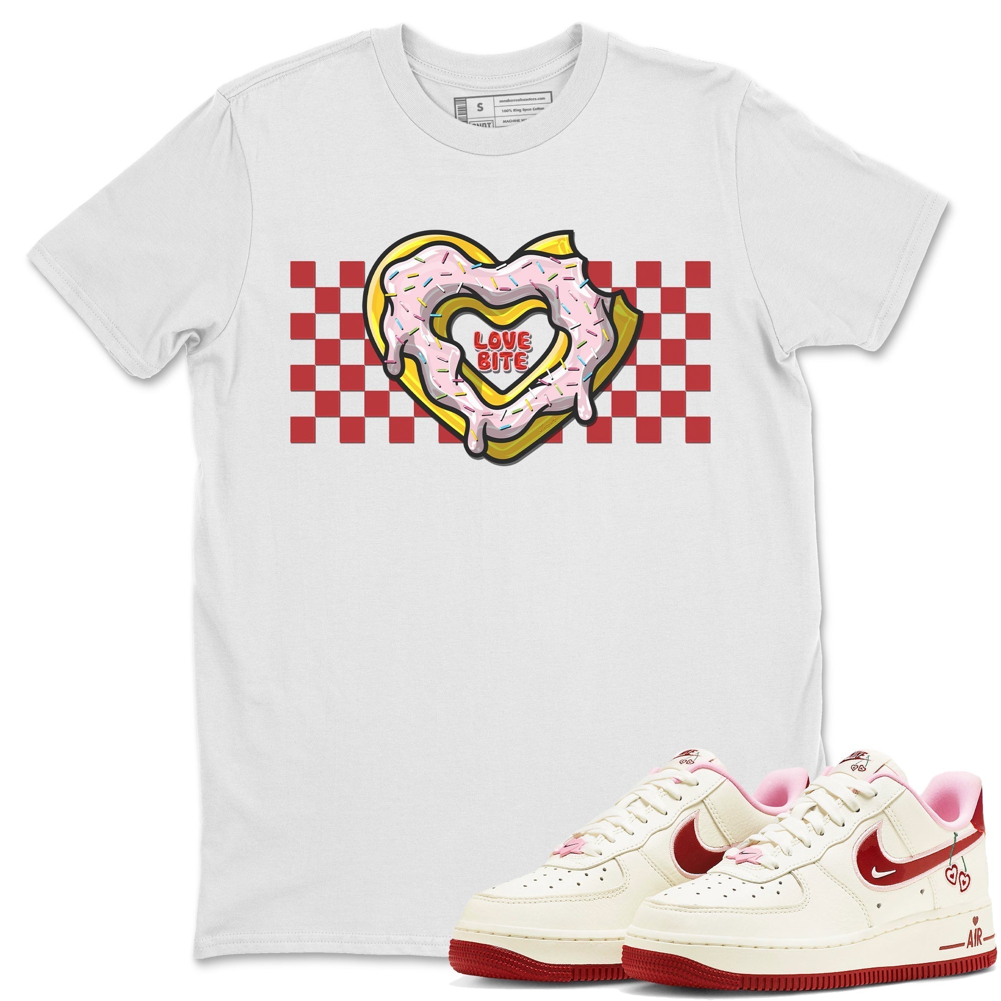 Love Bite Unisex Tops - Air Force 1 Valentines Day