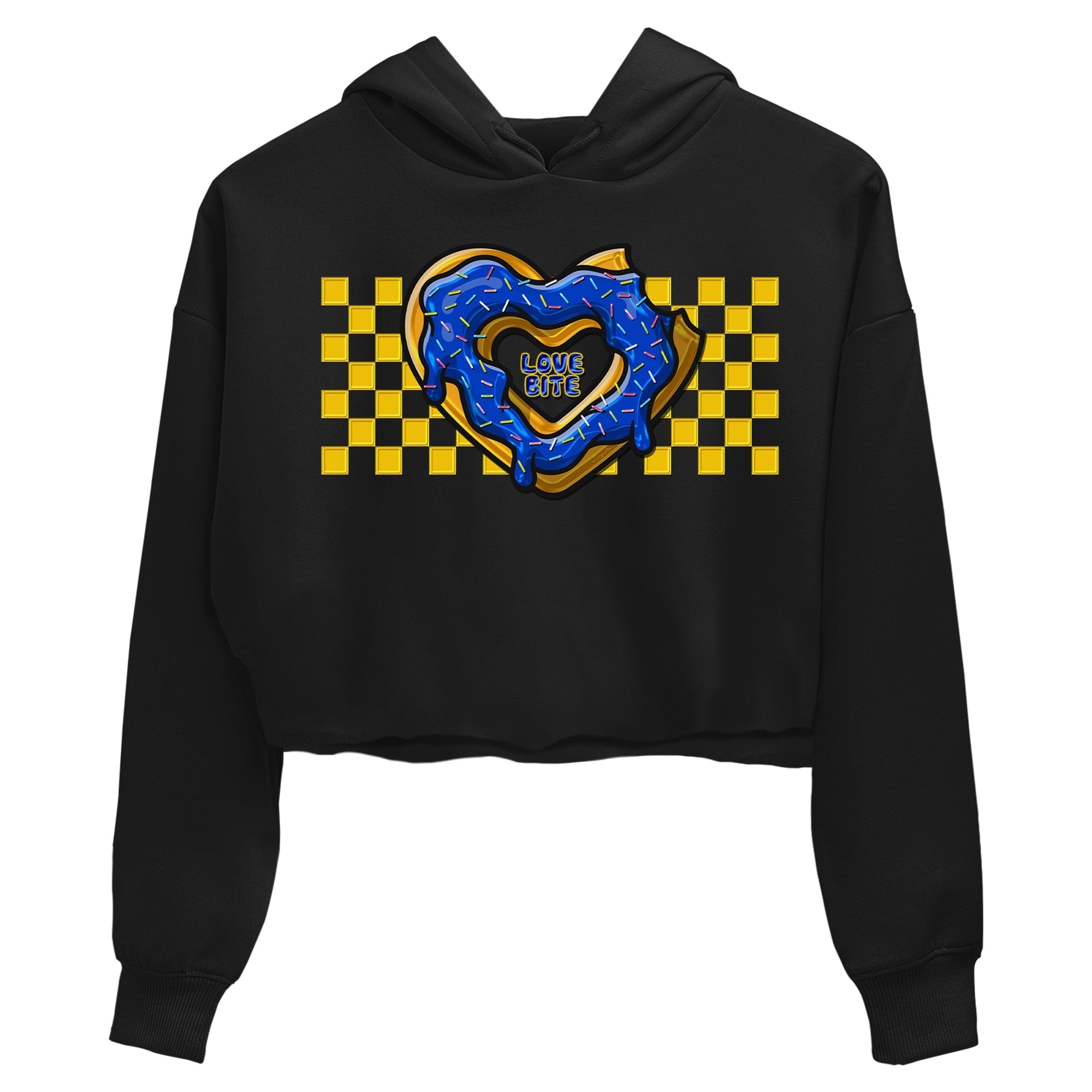 Love Bite Women's Tops - Air Jordan 1 Game Royal Varsity Maize