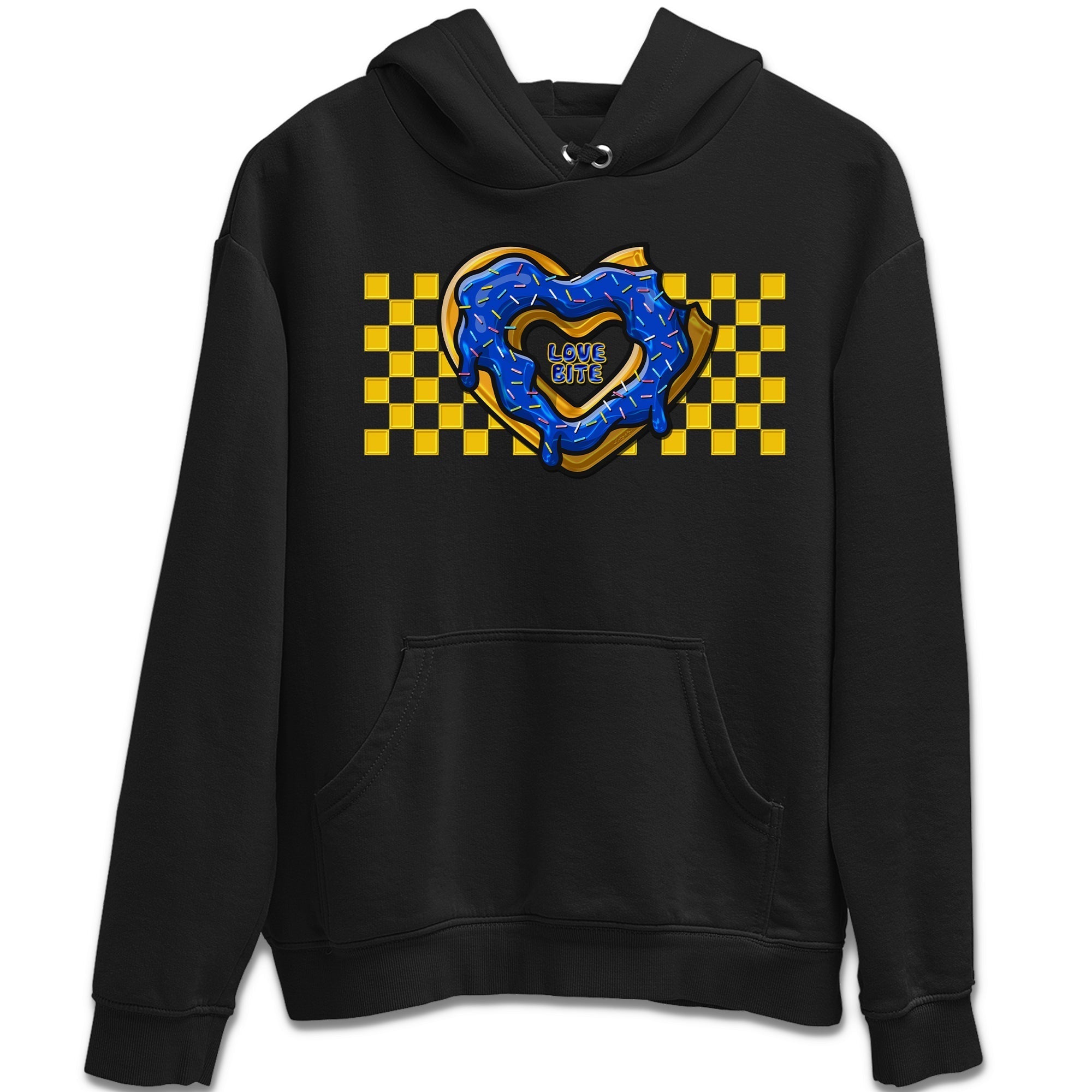 Love Bite Unisex Tops - Air Jordan 1 Game Royal Varsity Maize