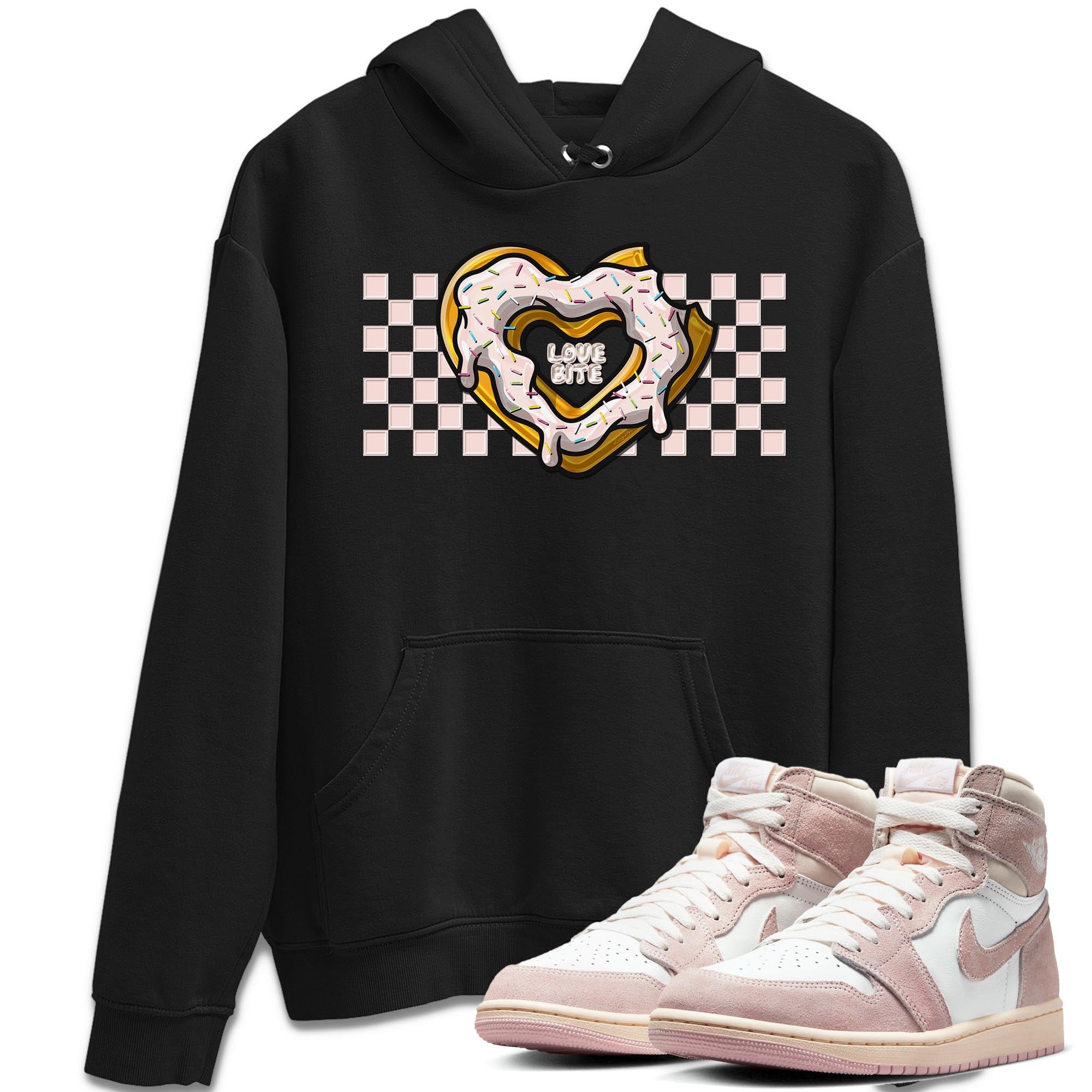Love Bite Unisex Tops - Air Jordan 1 Washed Pink