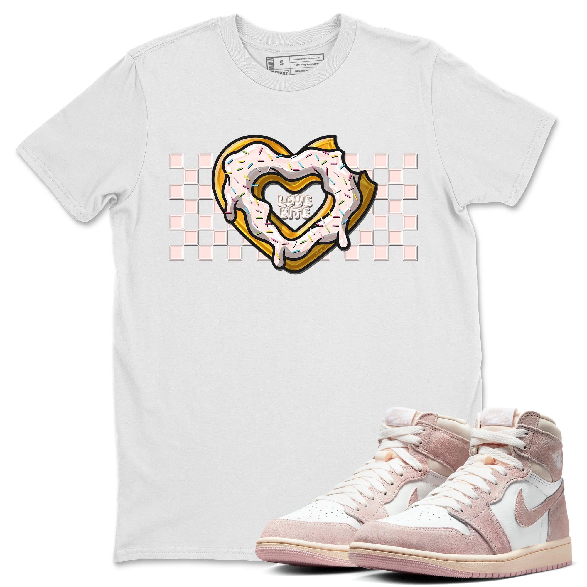 Love Bite Unisex Tops - Air Jordan 1 Washed Pink