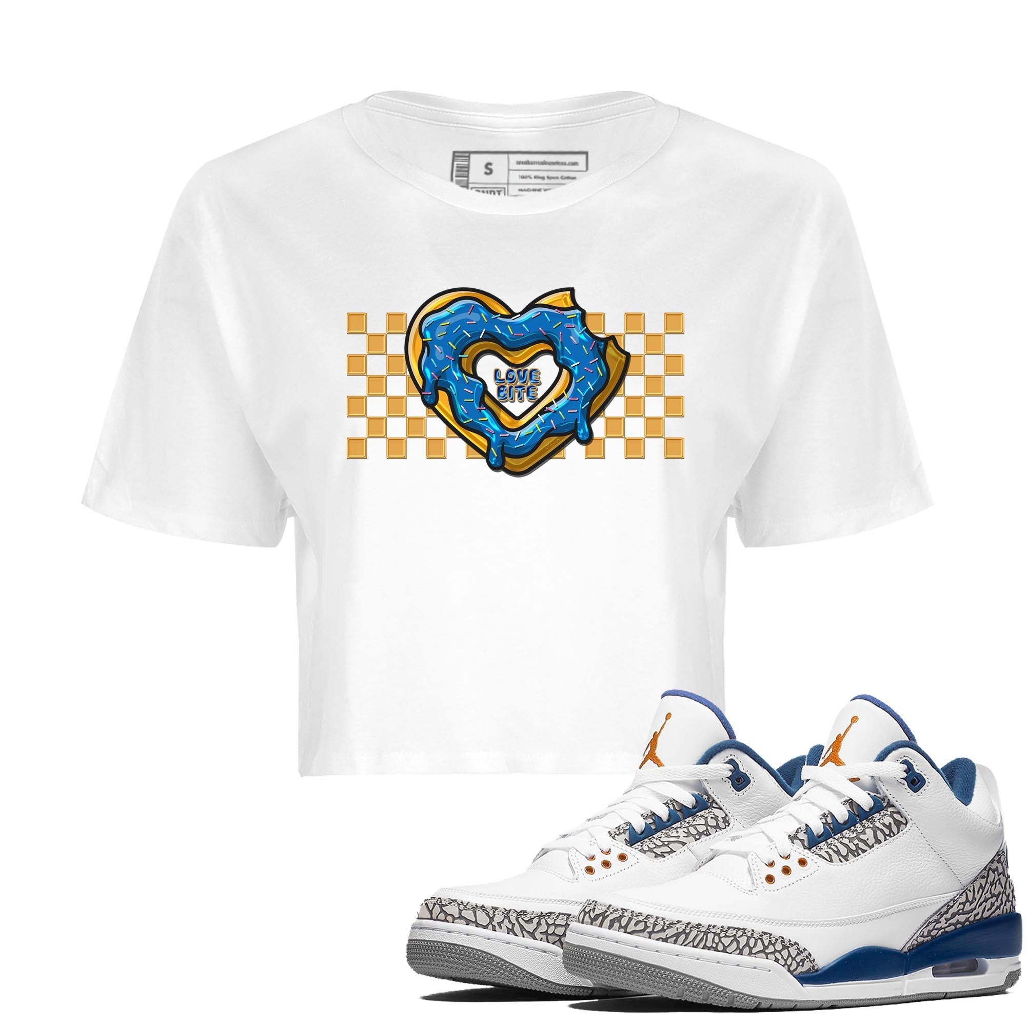 Love Bite Women's Tops - Air Jordan 3 Wizards