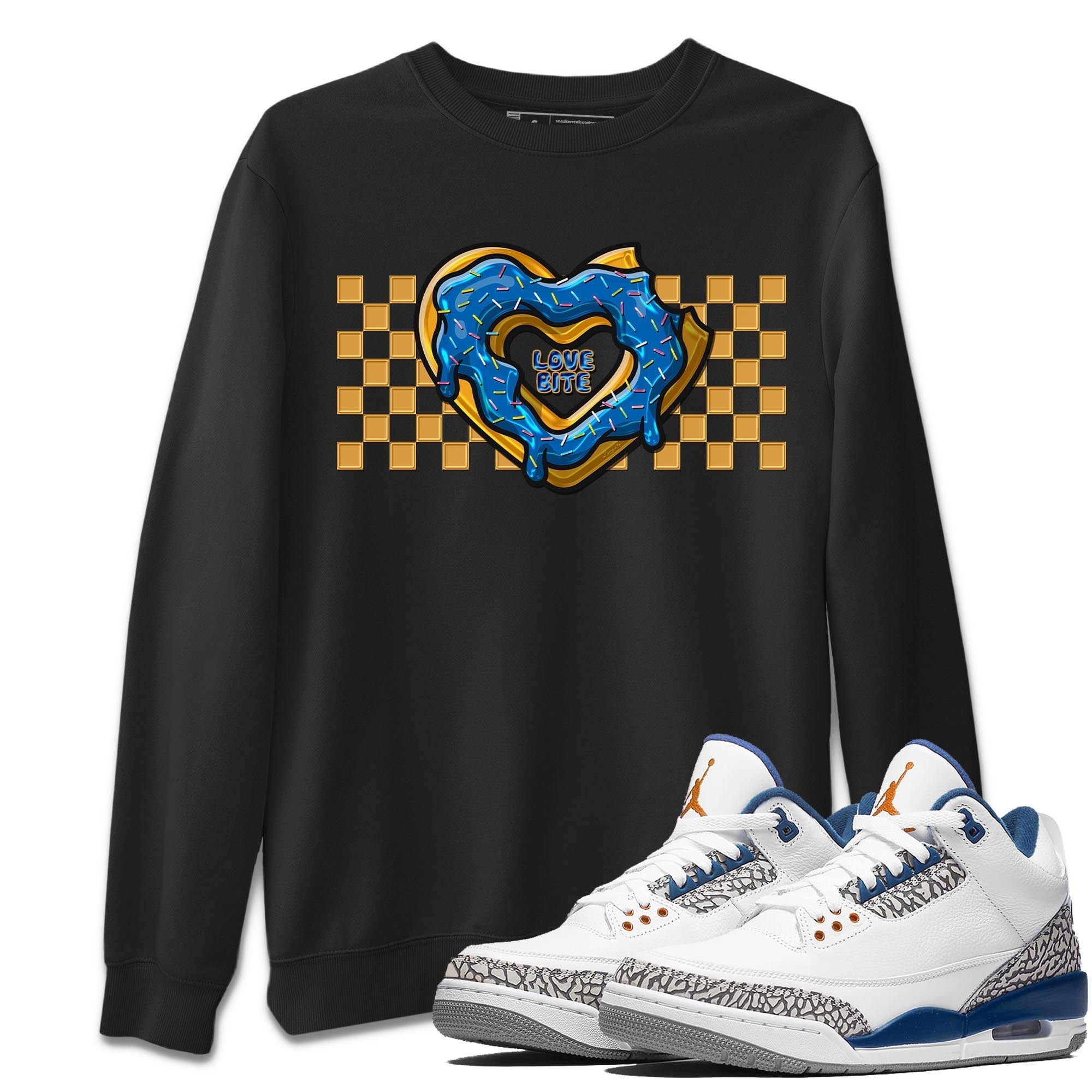 Love Bite Unisex Tops - Air Jordan 3 Wizards