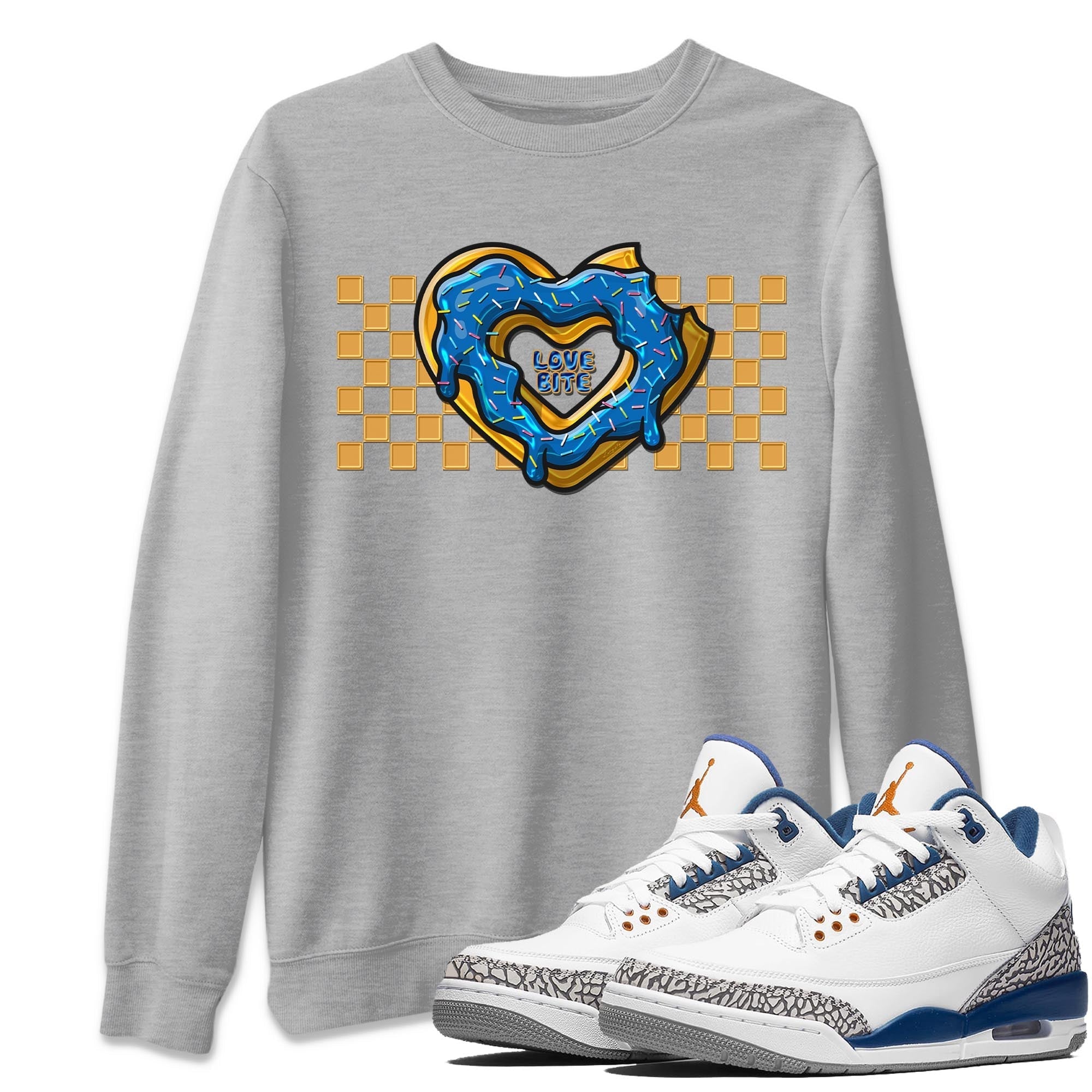 Love Bite Unisex Tops - Air Jordan 3 Wizards