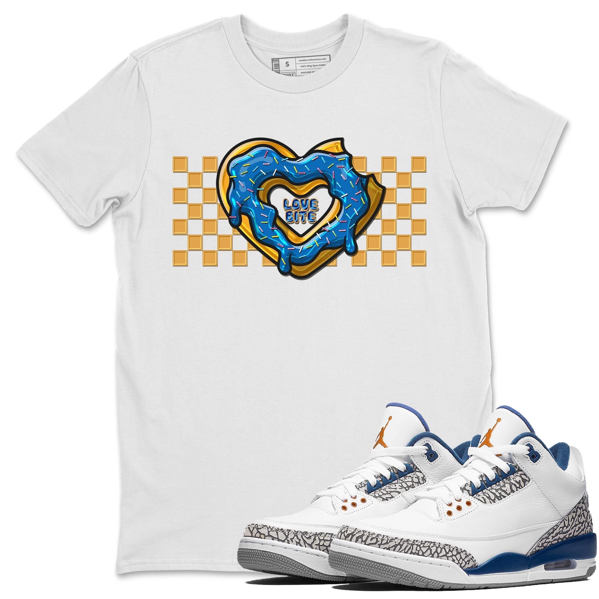 Love Bite Unisex Tops - Air Jordan 3 Wizards